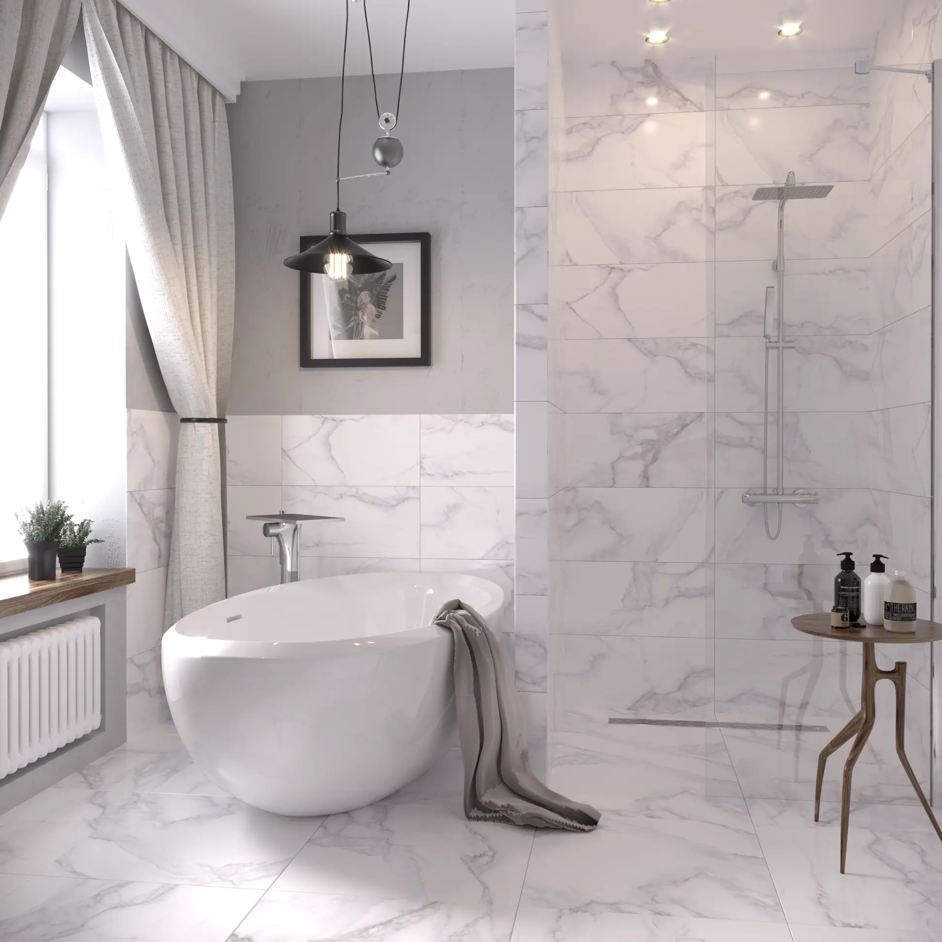 Изображение товара Керамогранит Gracia Ceramica Grata PG01 59.4x59.4x1 см 1.44 м² матовый цвет белый