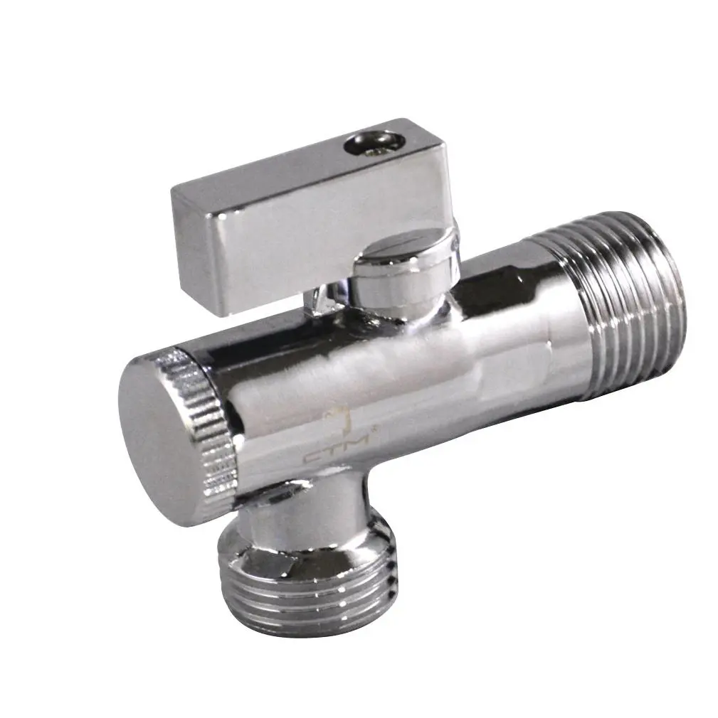 Изображение товара Кран шаровой 1/2 3/4 с фильтром и хромированным покрытием для воды
