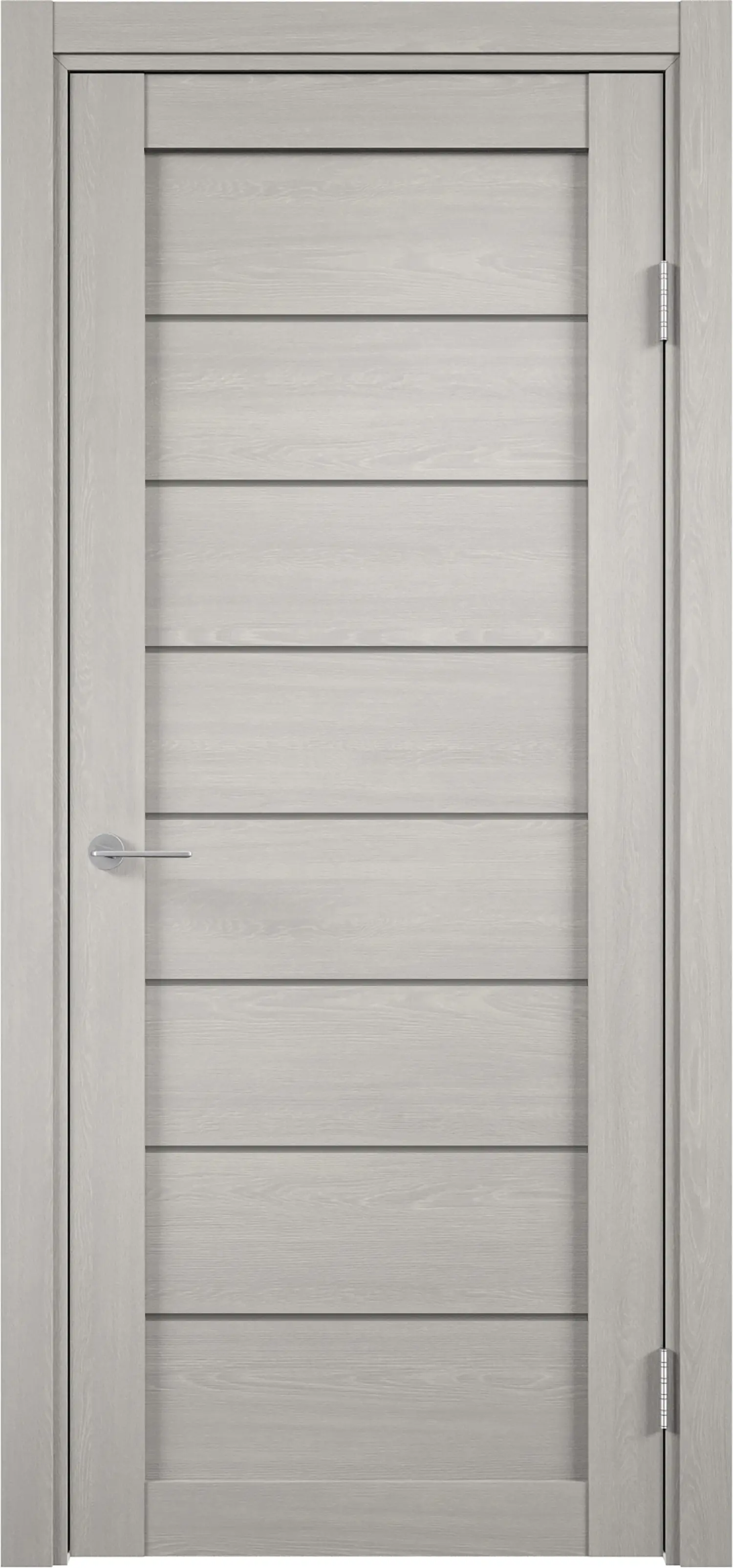 Изображение товара Дверь межкомнатная Кельн глухая финиш-бумага ламинация цвет тернер серый 80х200 см (с замком)