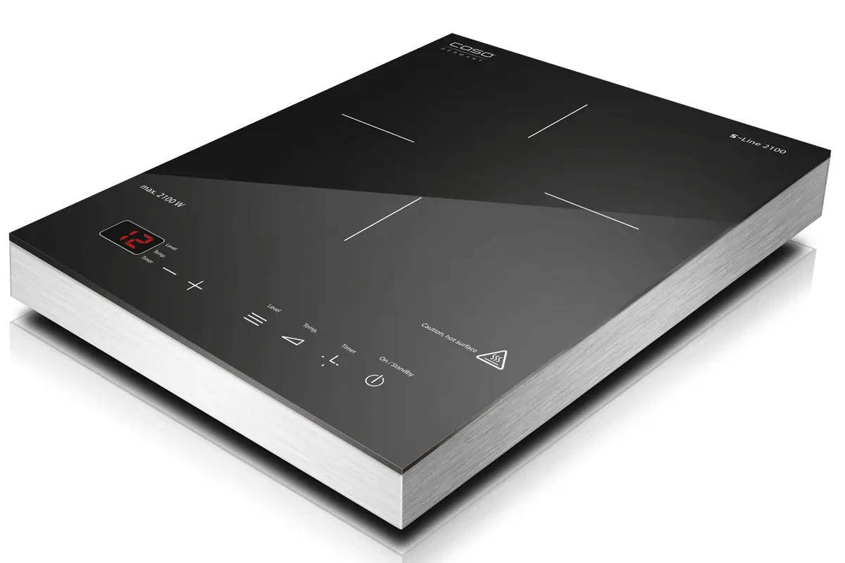 Изображение товара Электрическая настольная плита Caso S-Line 2100 30 см 1 конфорка цвет черный