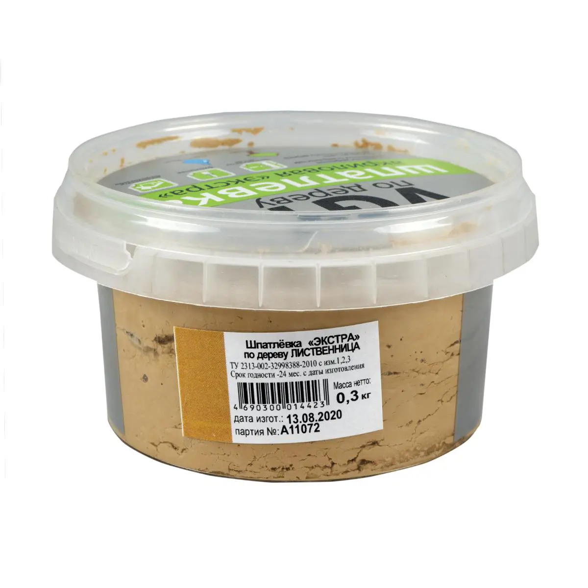 Изображение товара Шпатлевка по дереву VGT Экстра лиственница 0.3 кг