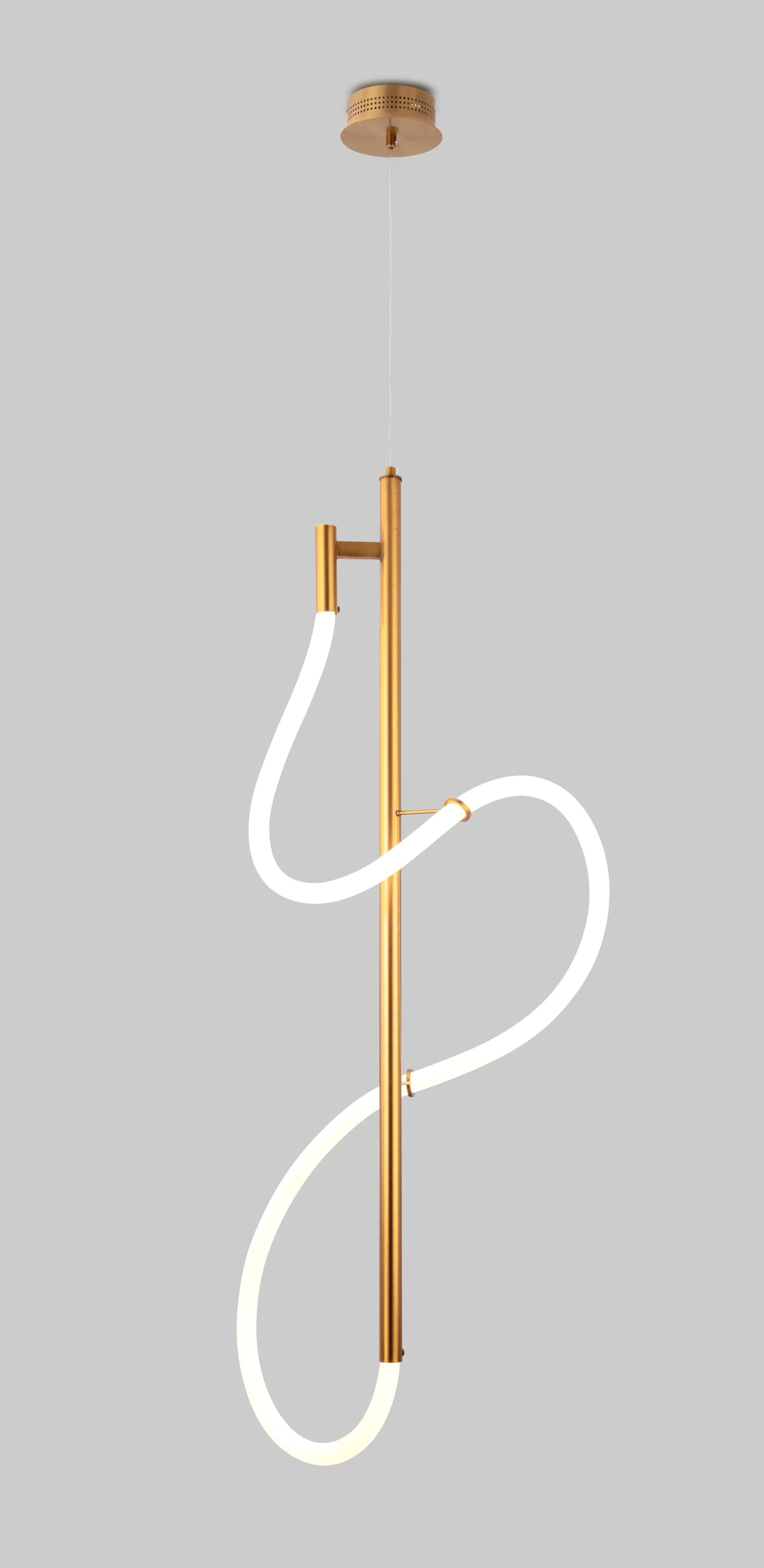 Изображение товара Светильник подвесной светодиодный MODERLI True 10 м² нейтральный белый свет цвет латунь