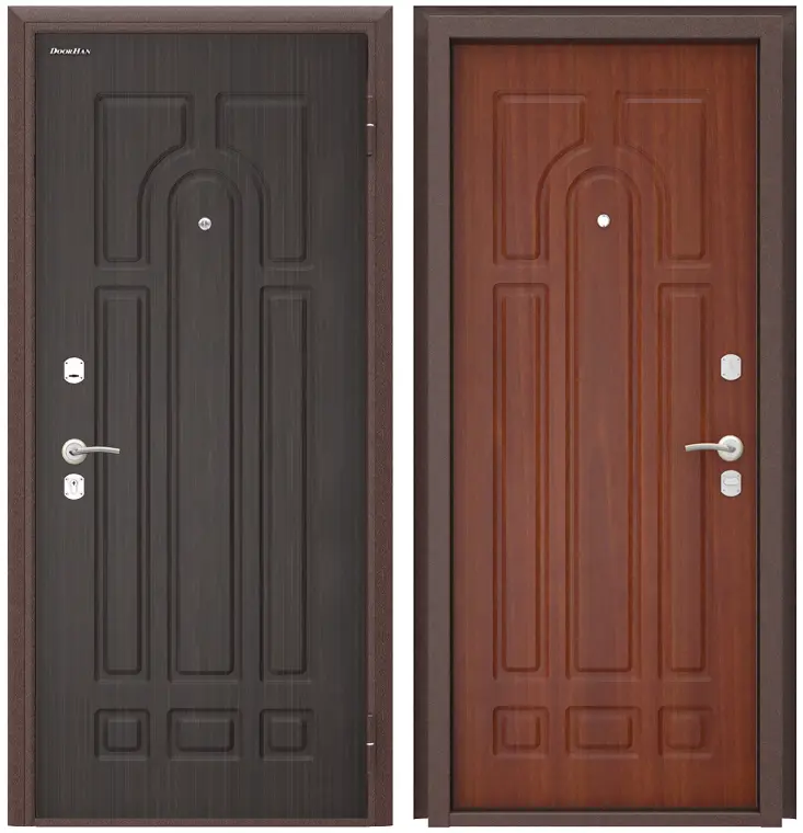 Изображение товара Входная металлическая дверь DOORHAN Оптим 88x205 см правая МДФ ПВХ Россия