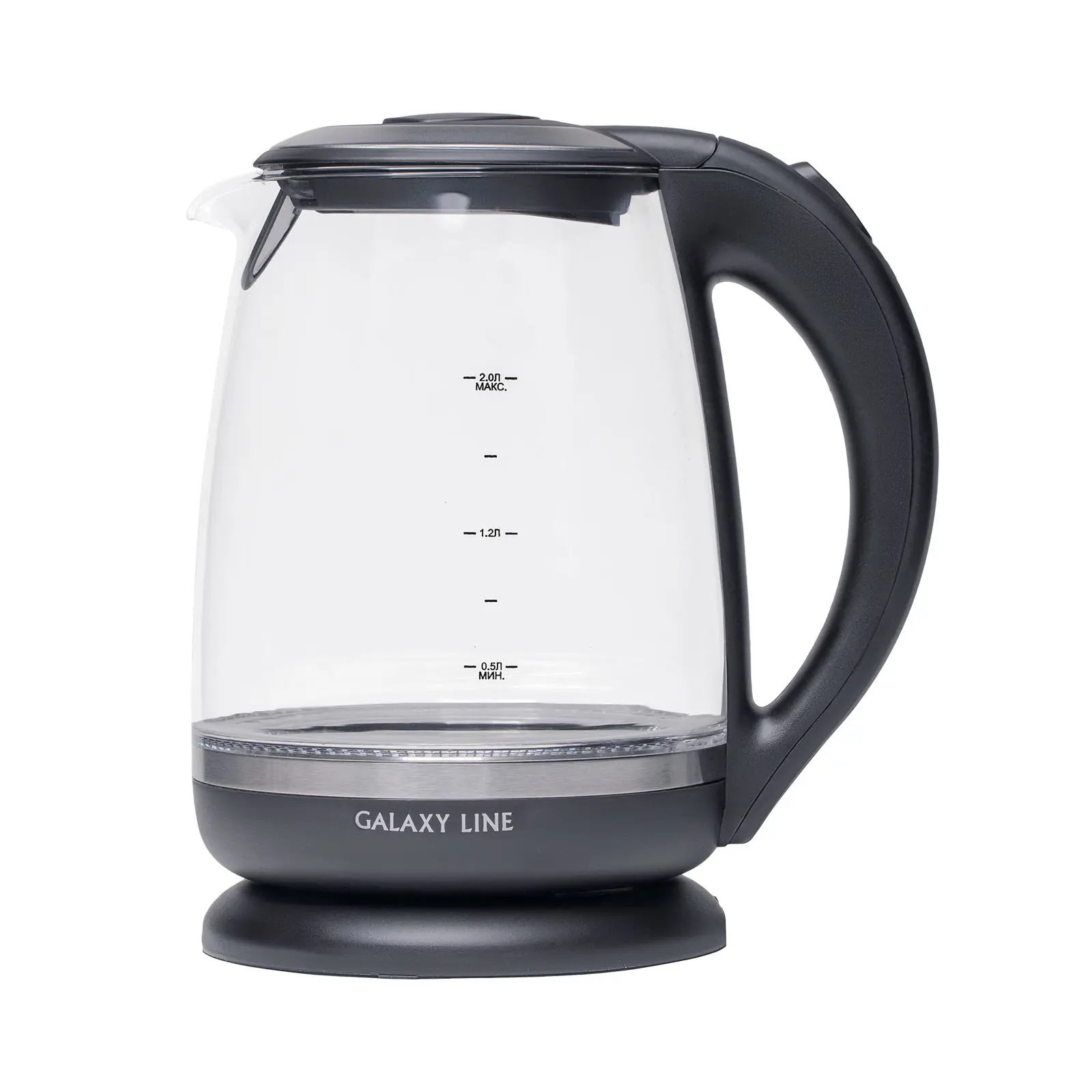 Изображение товара Электрический чайник Galaxy Line 2 л стекло GL0559 цвет черный