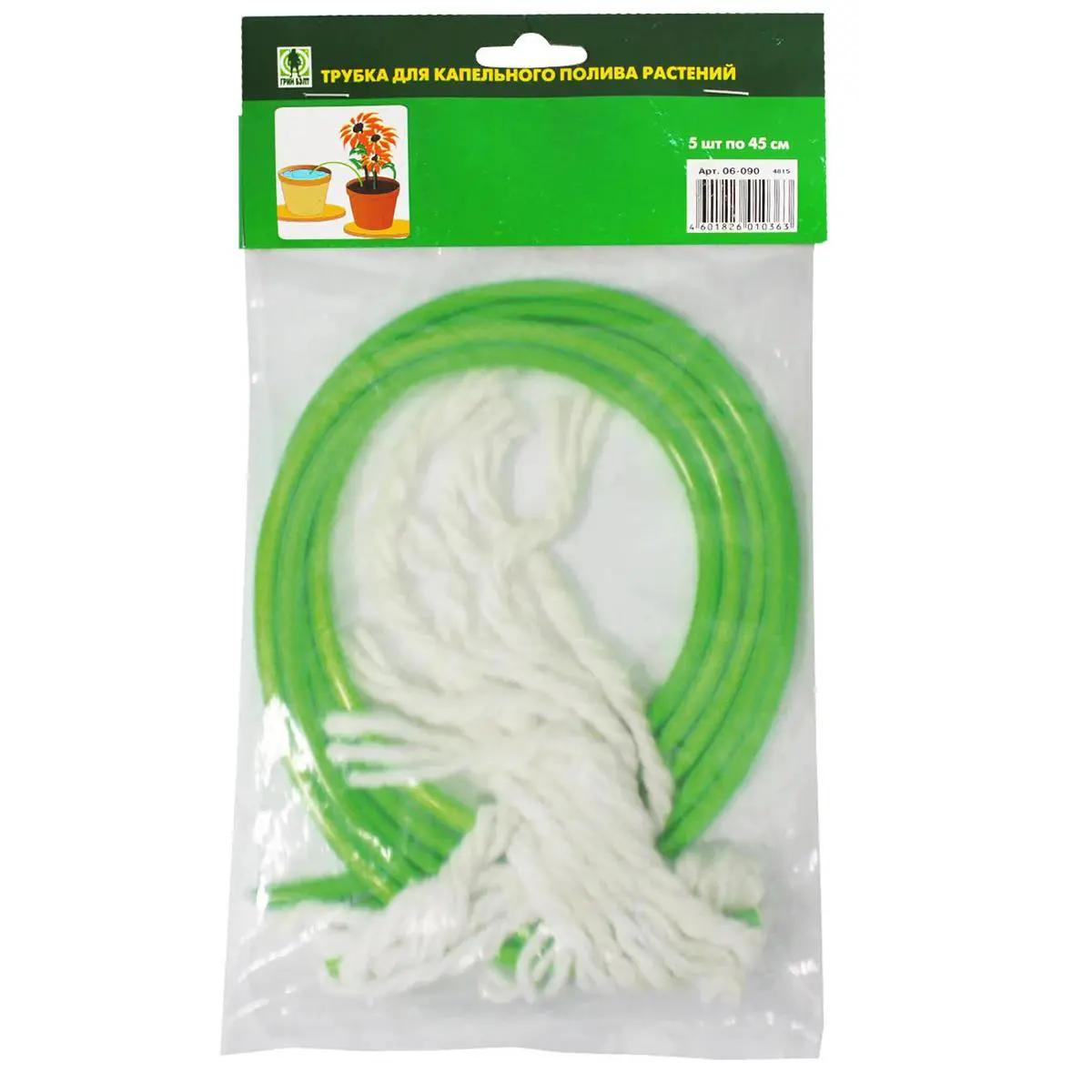 Изображение товара Полиэтиленовая труба на отрез Грин бэлт 4601826010363 d 5 мм 0.45 м Полиуретан