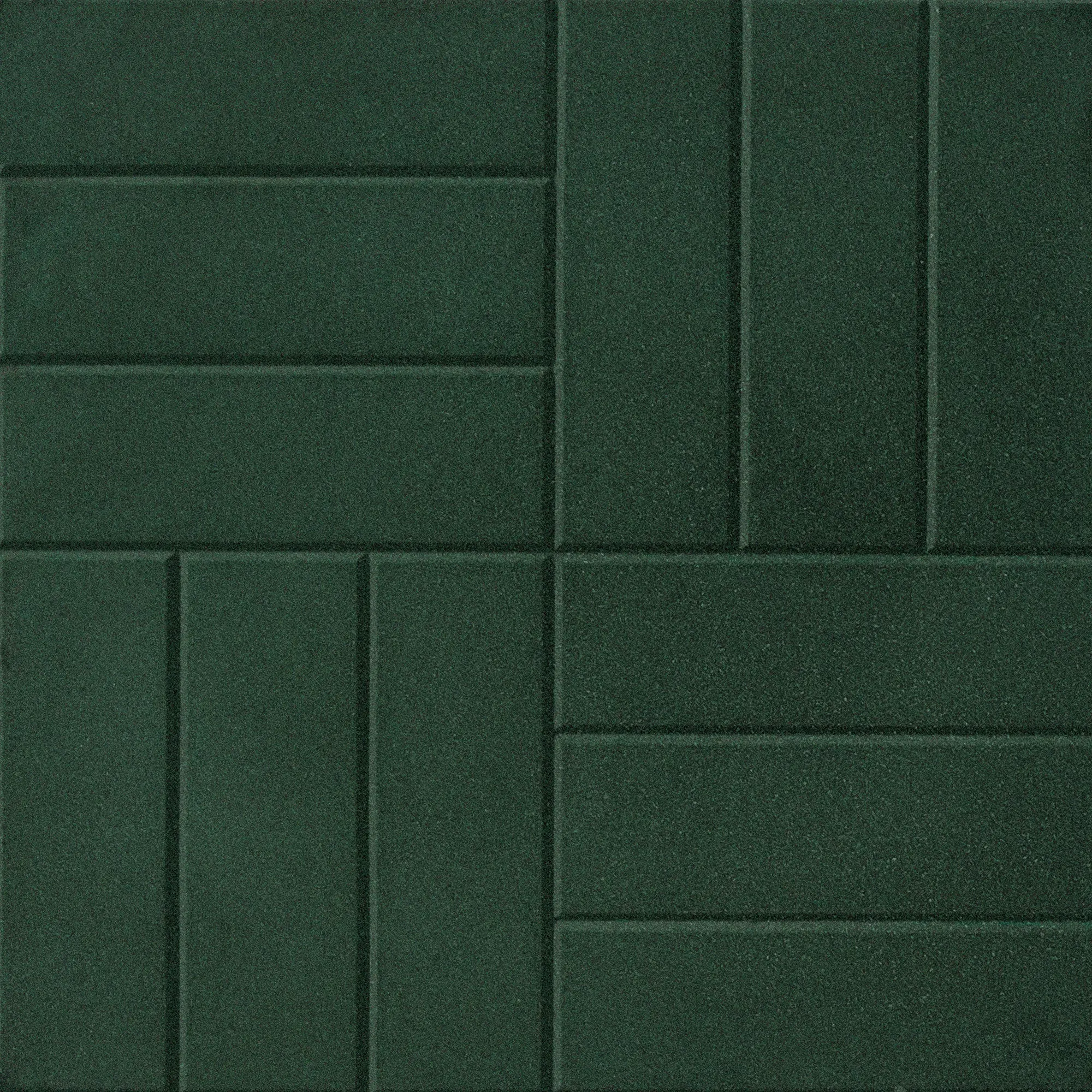 Изображение товара Плитка резиновая 500x500x16 паркет зеленая