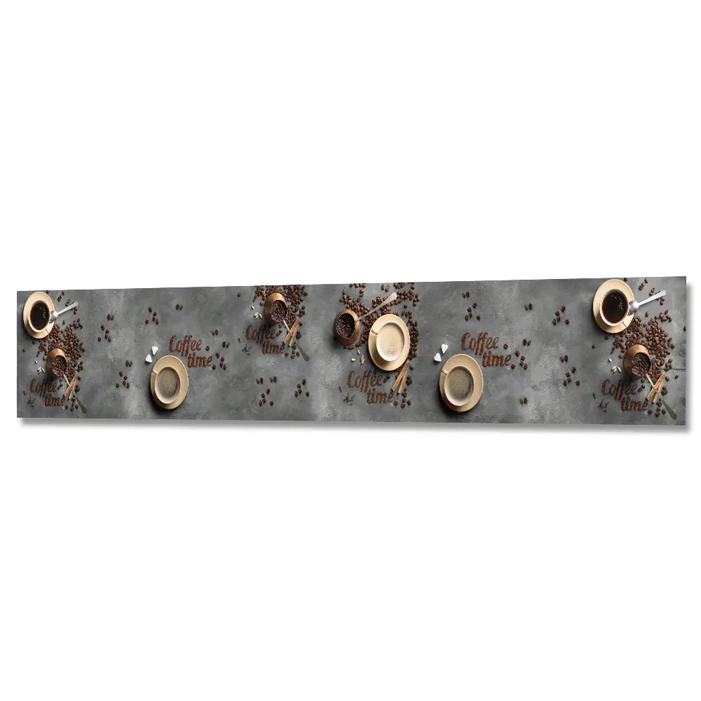 Изображение товара Стеновая панель ПВХ Фартукофф 400x60 см глянцевая разноцветная для кухни и интерьера