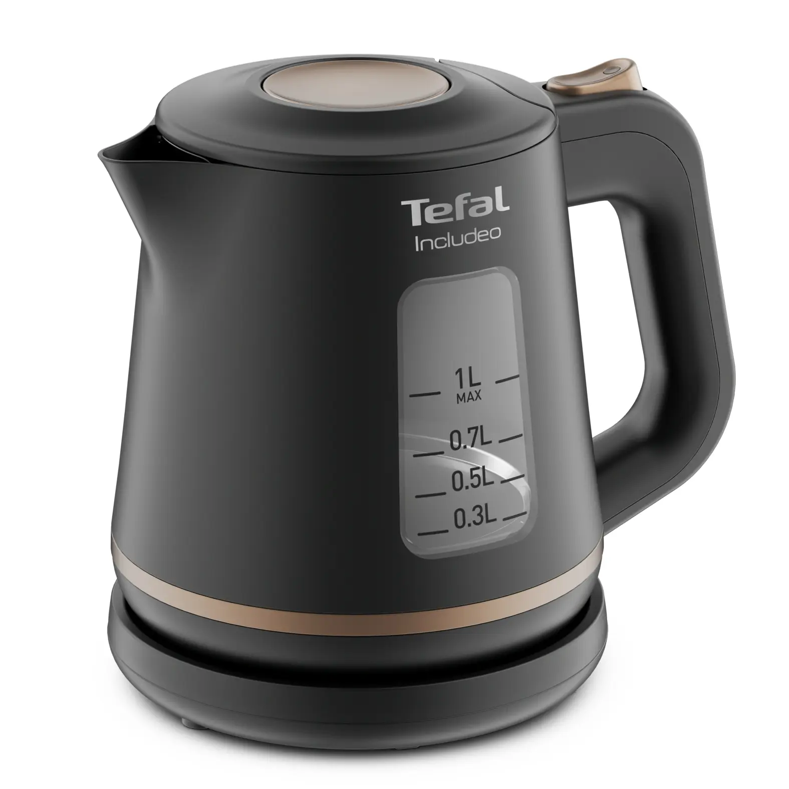 Изображение товара Электрический чайник Tefal 1 л пластик цвет черный KI533811