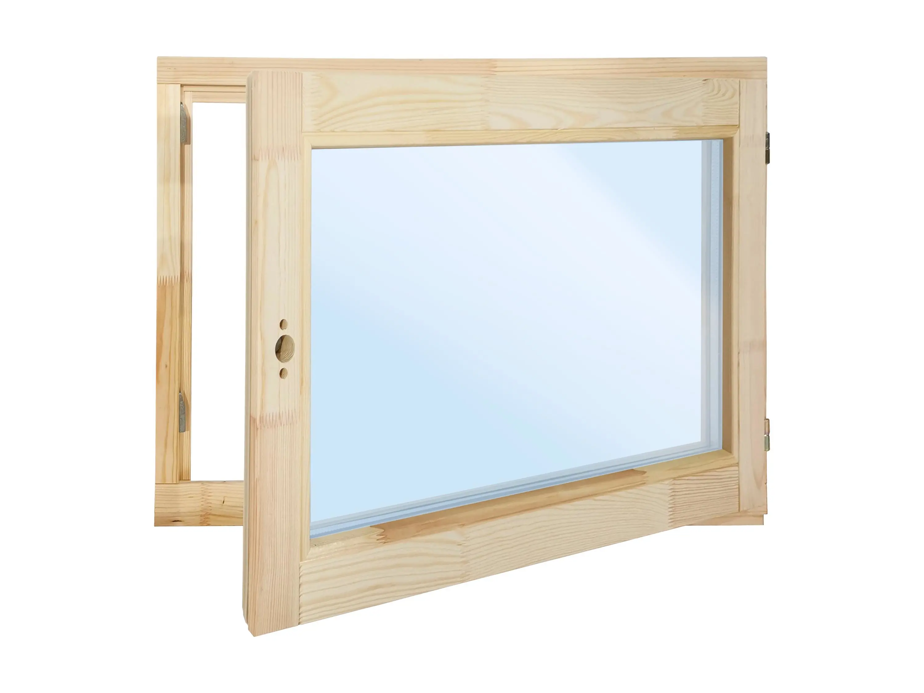 Изображение товара Окно деревянное Timber&Style ОД ОСП (60) 560x870мм с однокамерным стеклопакетом
