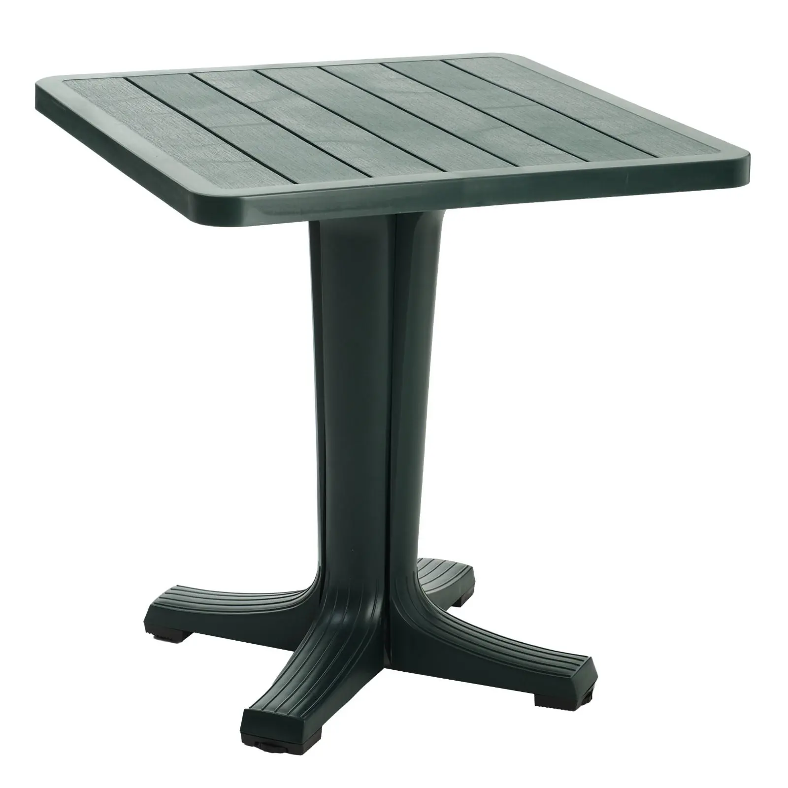 Изображение товара Стол садовый Ellastik-plast 7072921 Прованс квадратный темно-зеленый 70x70 см