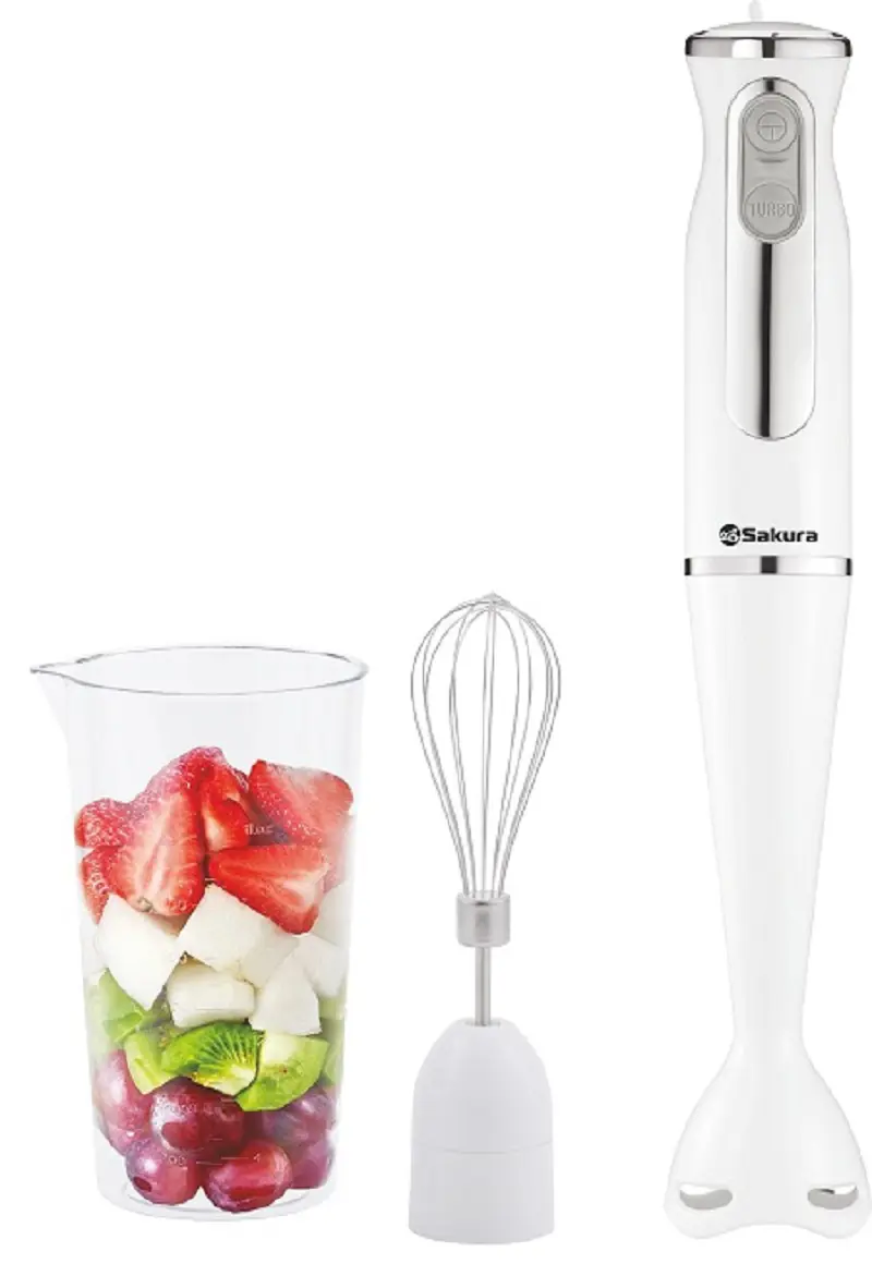 Изображение товара Погружной блендер Sakura SA-6248MW 2 скорости цвет белый