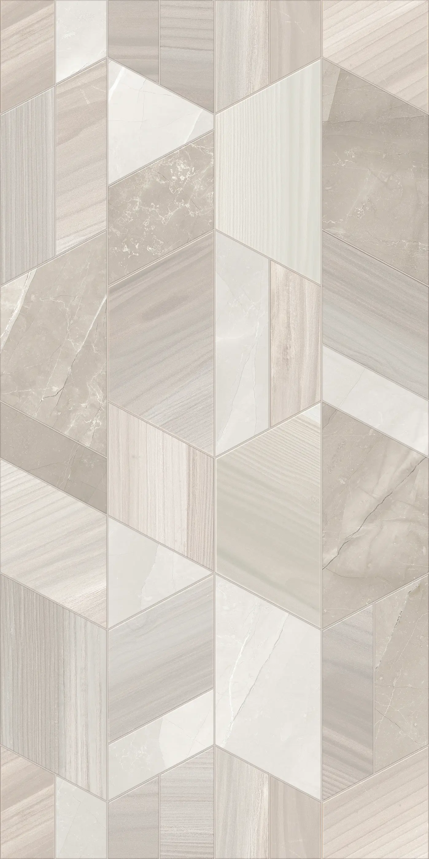 Изображение товара Керамическая плитка Tono Dec 30x60 см серого цвета для стен