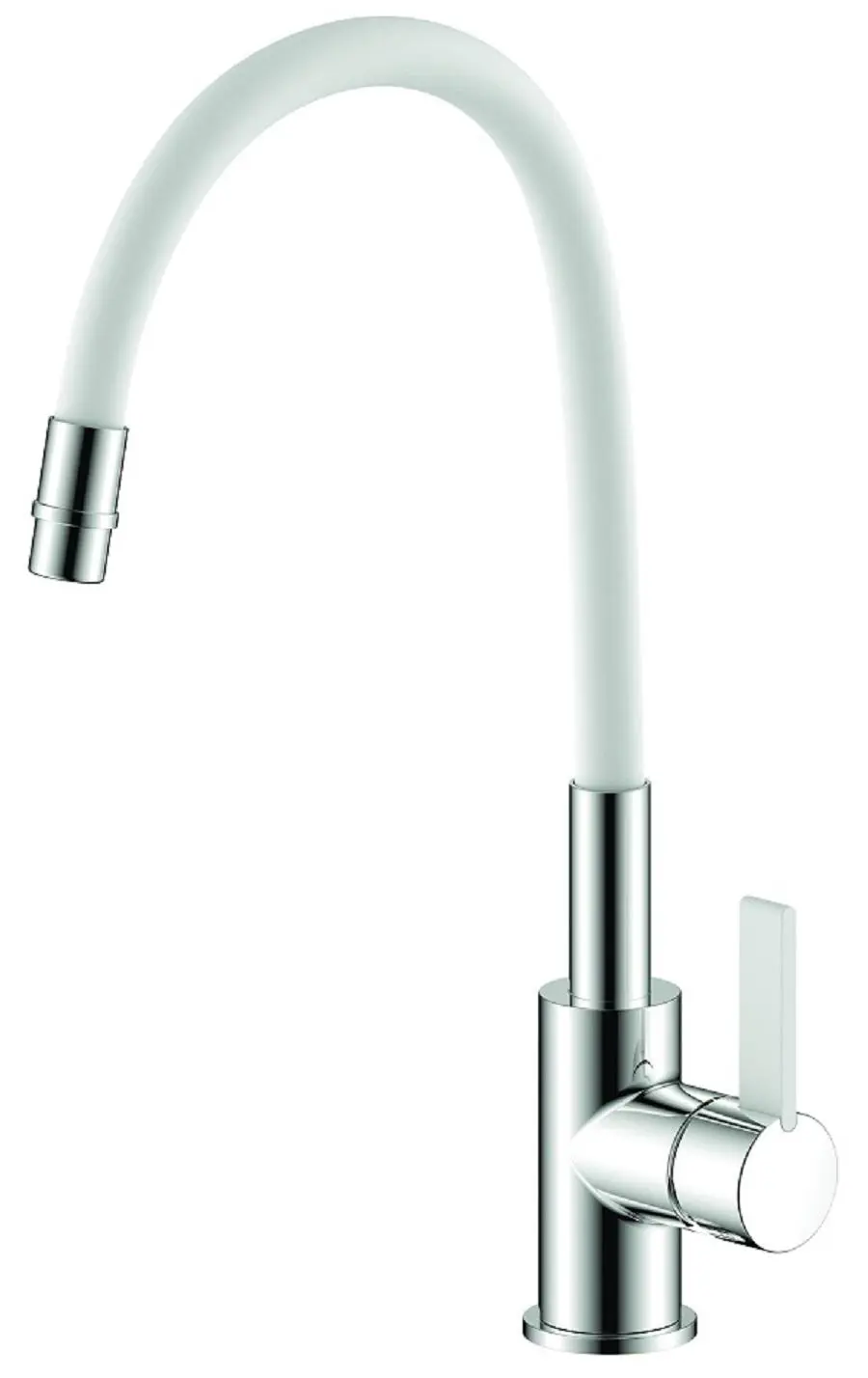 Изображение товара Однорычажный смеситель Argotech цвет белый хром 35-10L KLIO white