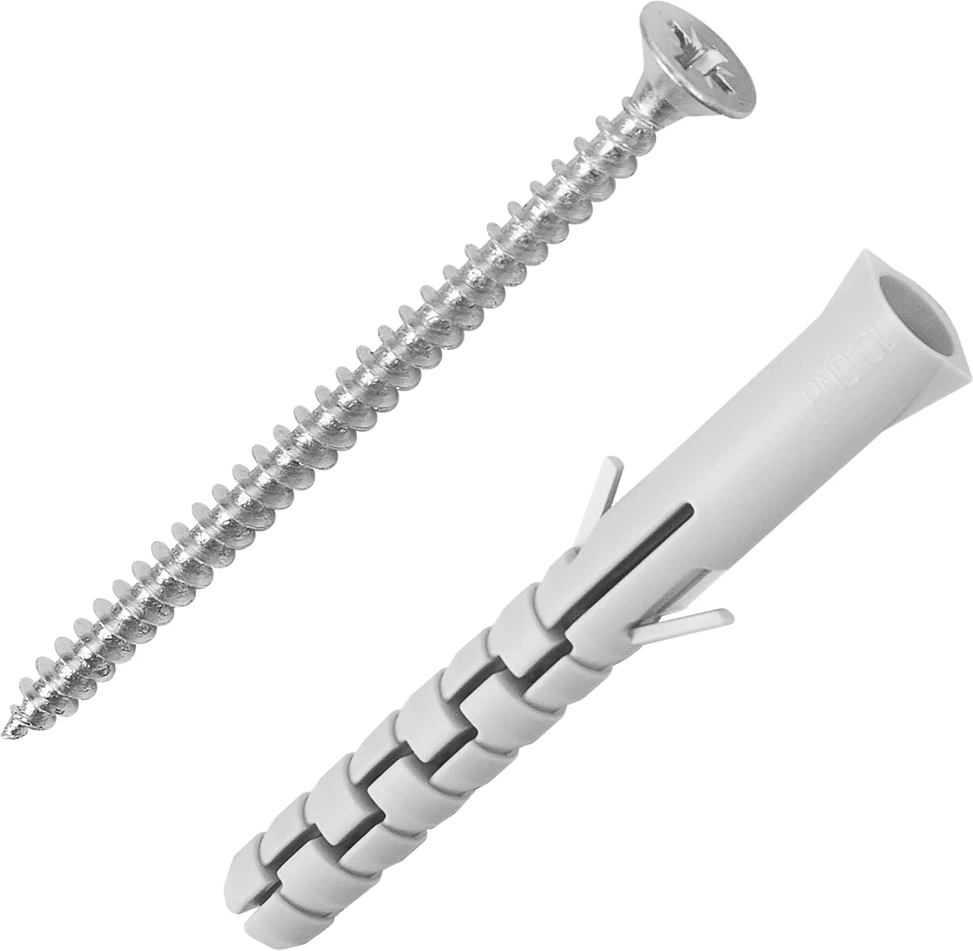 Изображение товара Дюбель потайной Standers PND L 10x80 мм с шурупом 6x90 мм нейлон 10 шт.