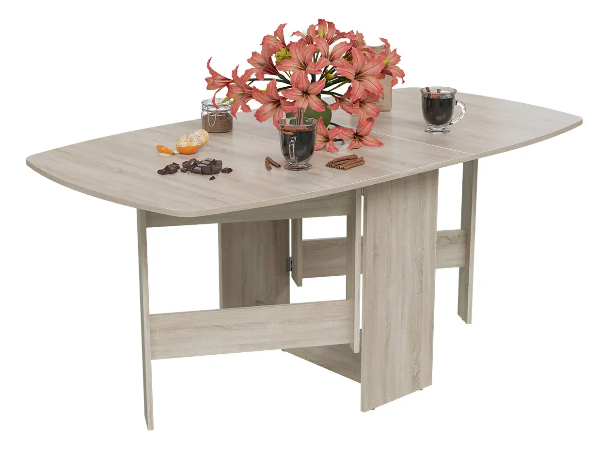 Изображение товара Стол квадрат 170x90 см Гранд-кволити ЛДСП цвет дуб сонома 1-65м1