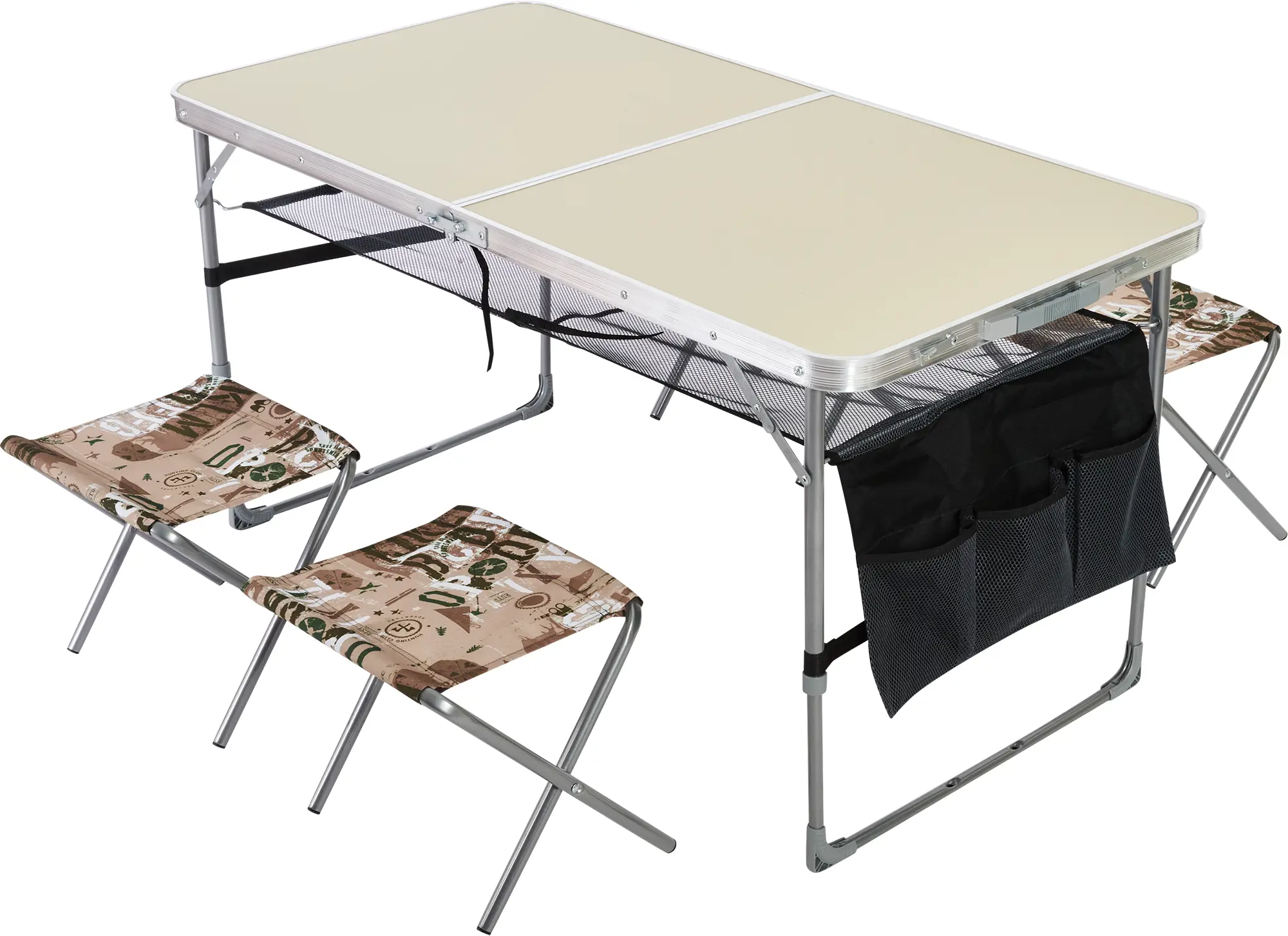 Изображение товара Набор садовой мебели ССТ-К3/5 металл бежевый: стол и 4 стула