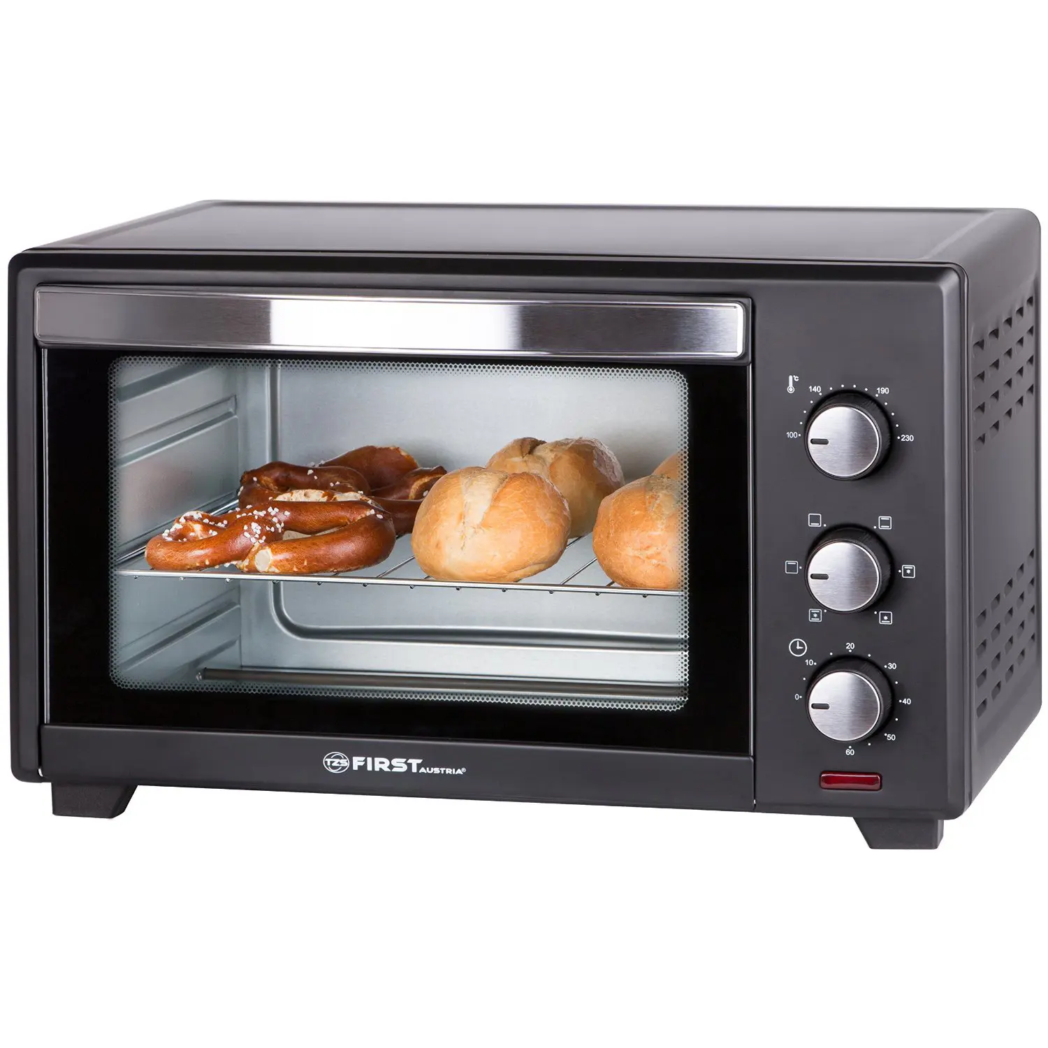 Изображение товара Электропечь First FA-5043-1 Black 6 режимов 30 л цвет черный