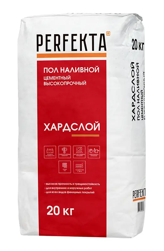 Изображение товара Наливной пол высокопрочный Perfekta Хардслой 20 кг