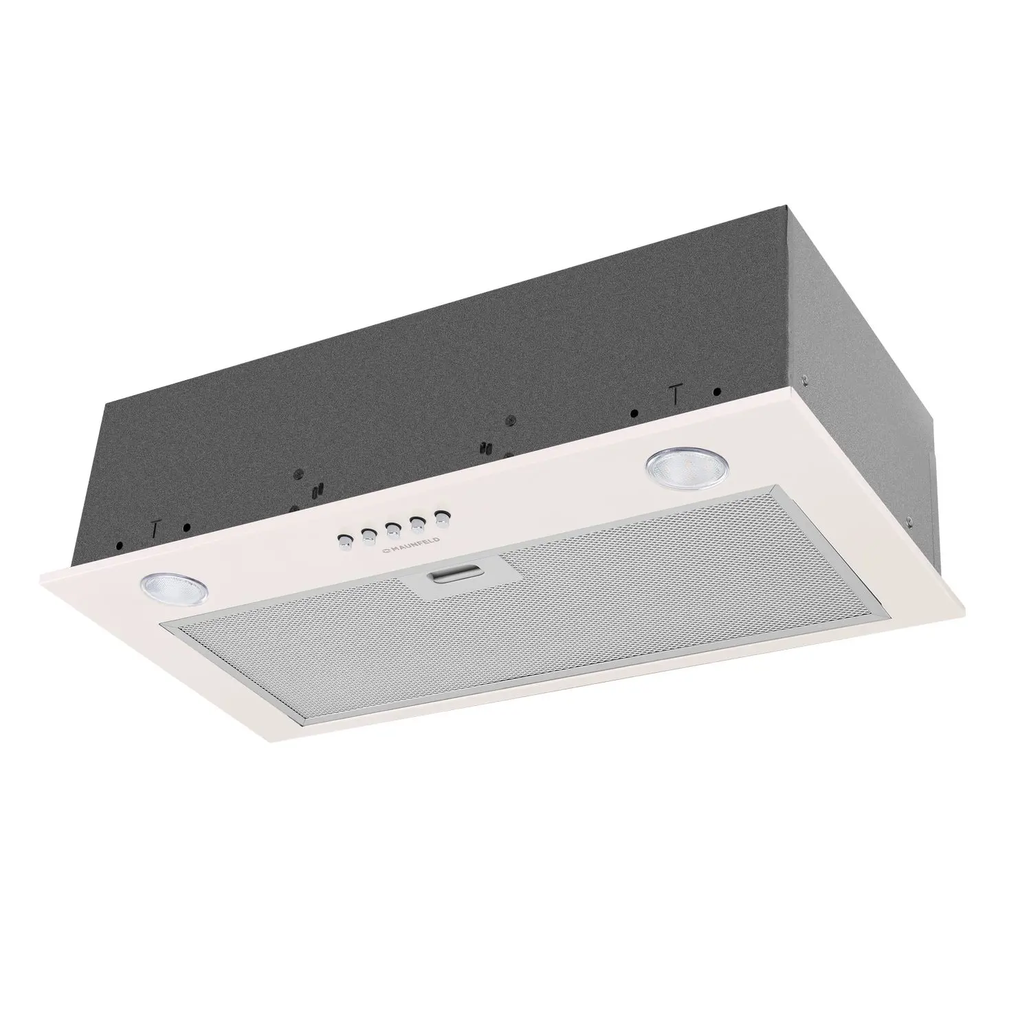 Изображение товара Встраиваемая вытяжка Maunfeld 59.8 см цвет белый/серый CROSBY SINGL 60 BEIGE