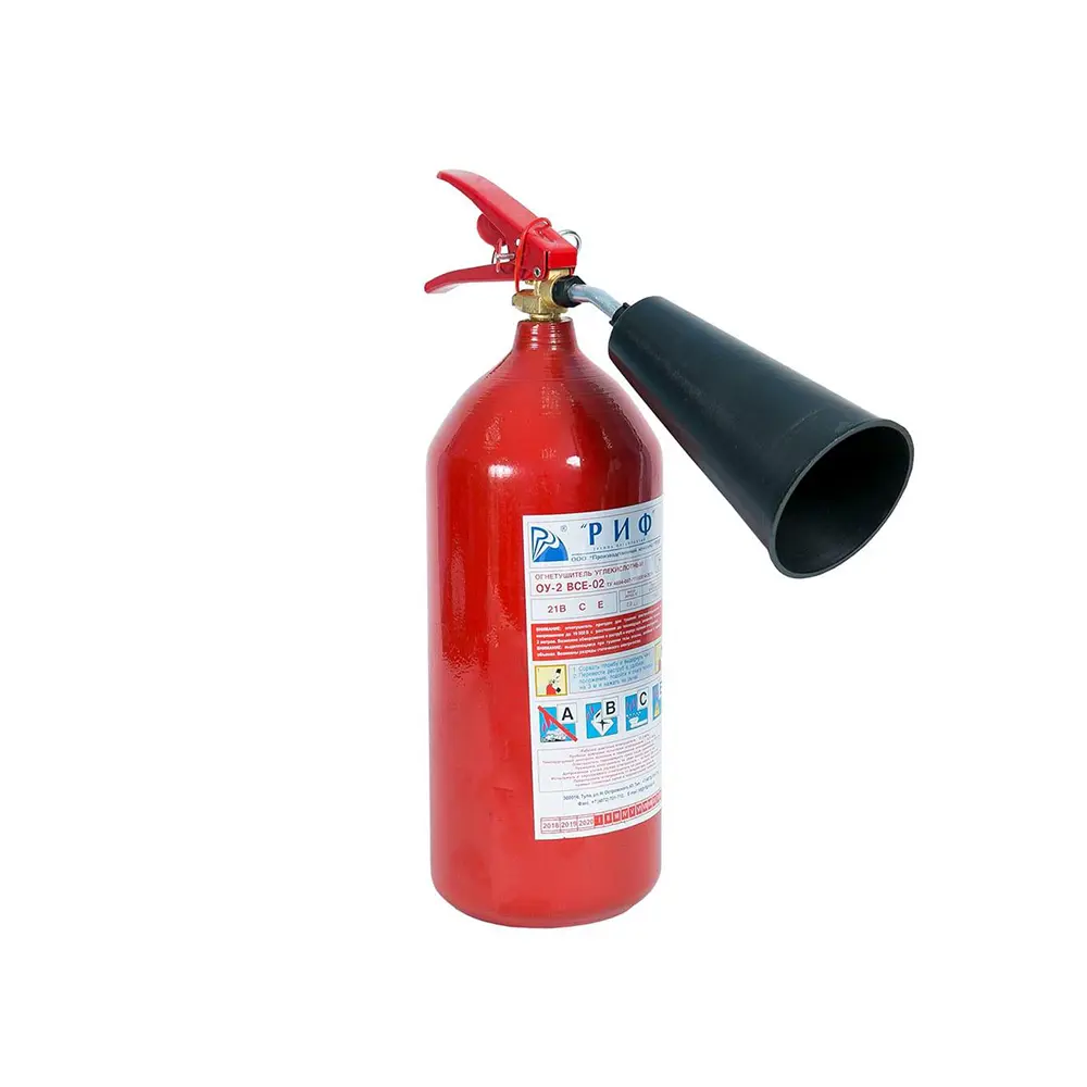 Изображение товара Огнетушитель Риф 00-00001939 ОУ-2 ЗПУ-латунь