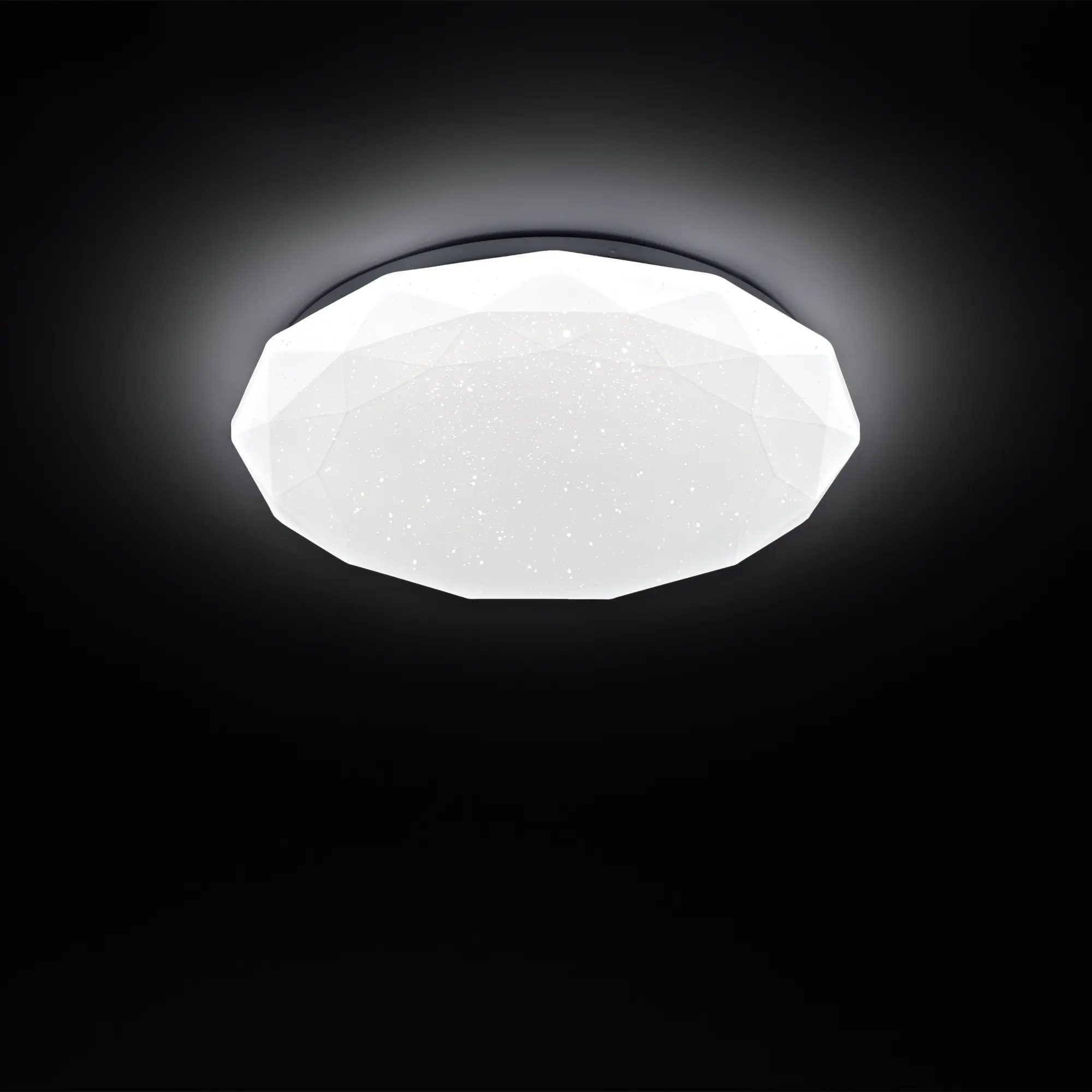 Изображение товара Светильник настенно-потолочный светодиодный Gauss Space Diamond 15 м², нейтральный белый свет, цвет белый