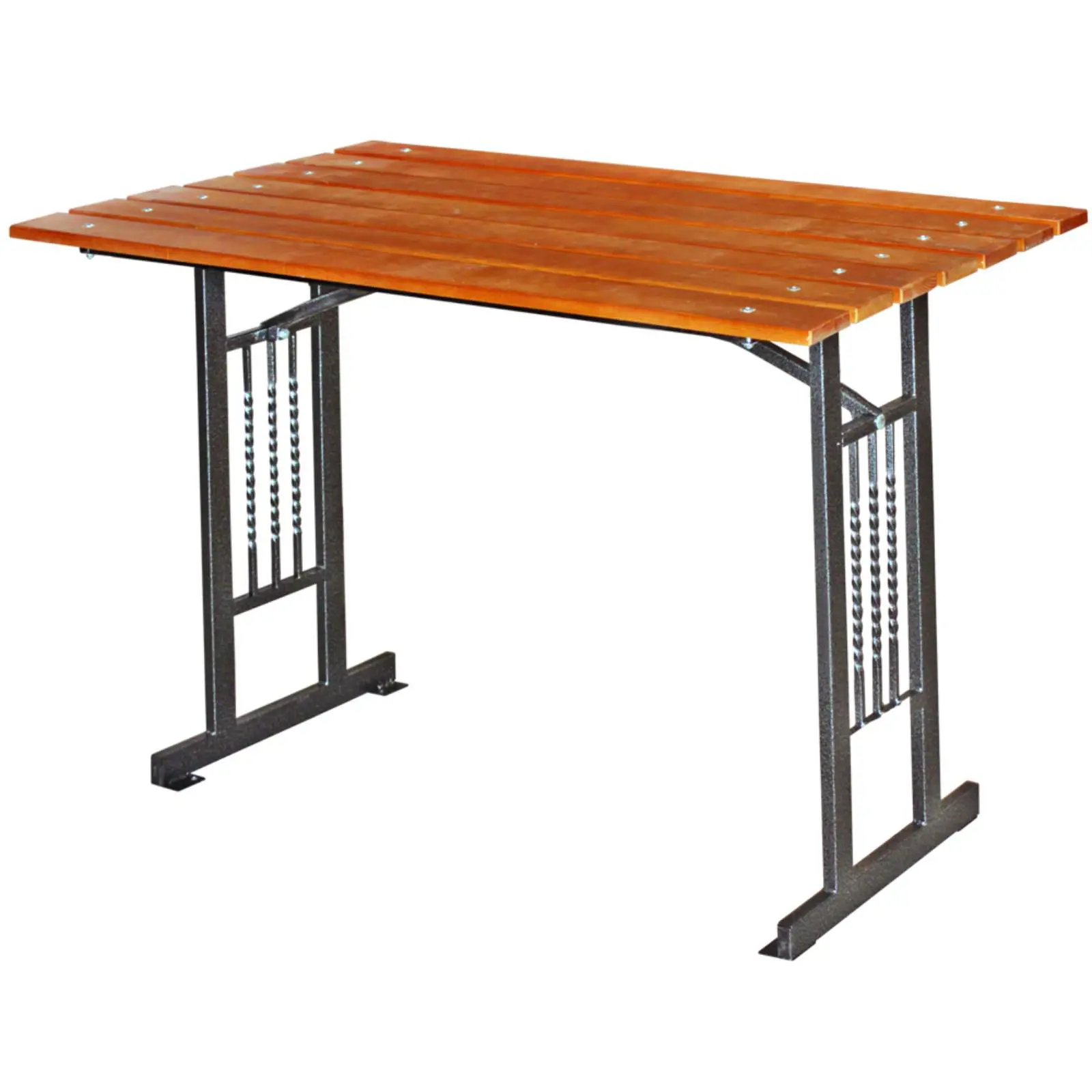 Изображение товара Стол Комплект-АГРО 6385531 118x83x66см металл цвет коричневый