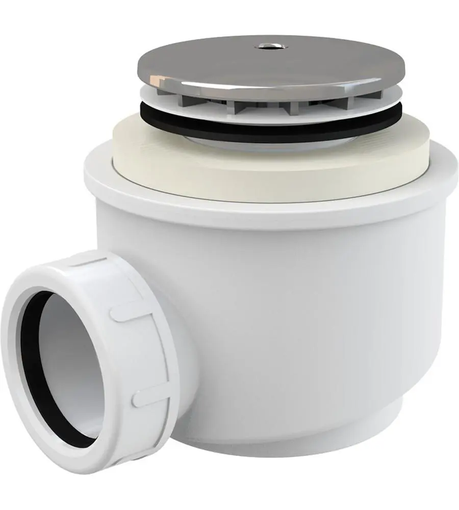 Изображение товара Сифон для душевого поддона AlcaPlast хромированный A47CR-50