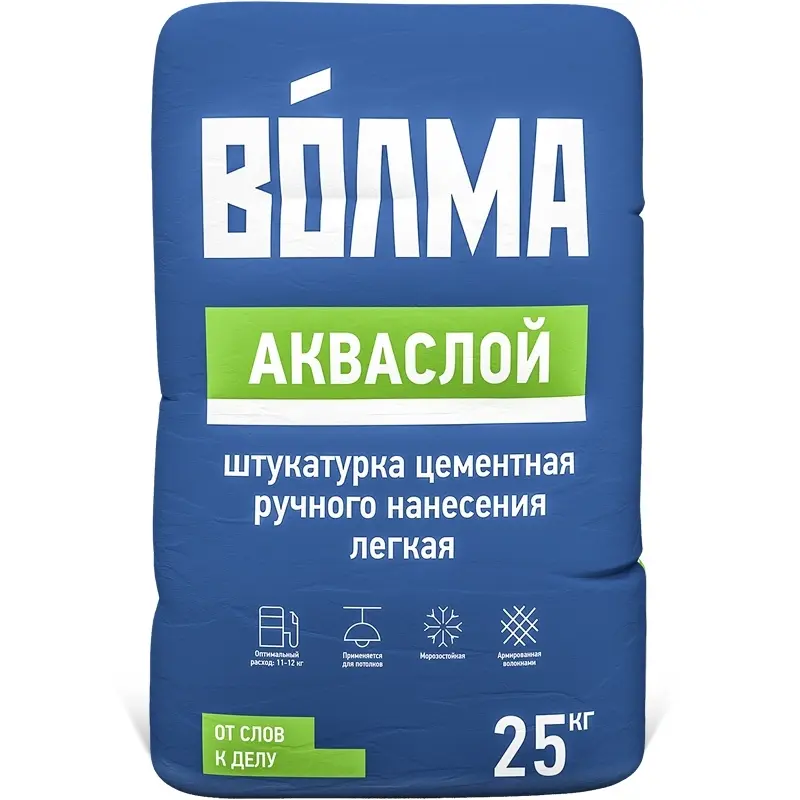Изображение товара Штукатурка цементная Волма Акваслой 25 кг