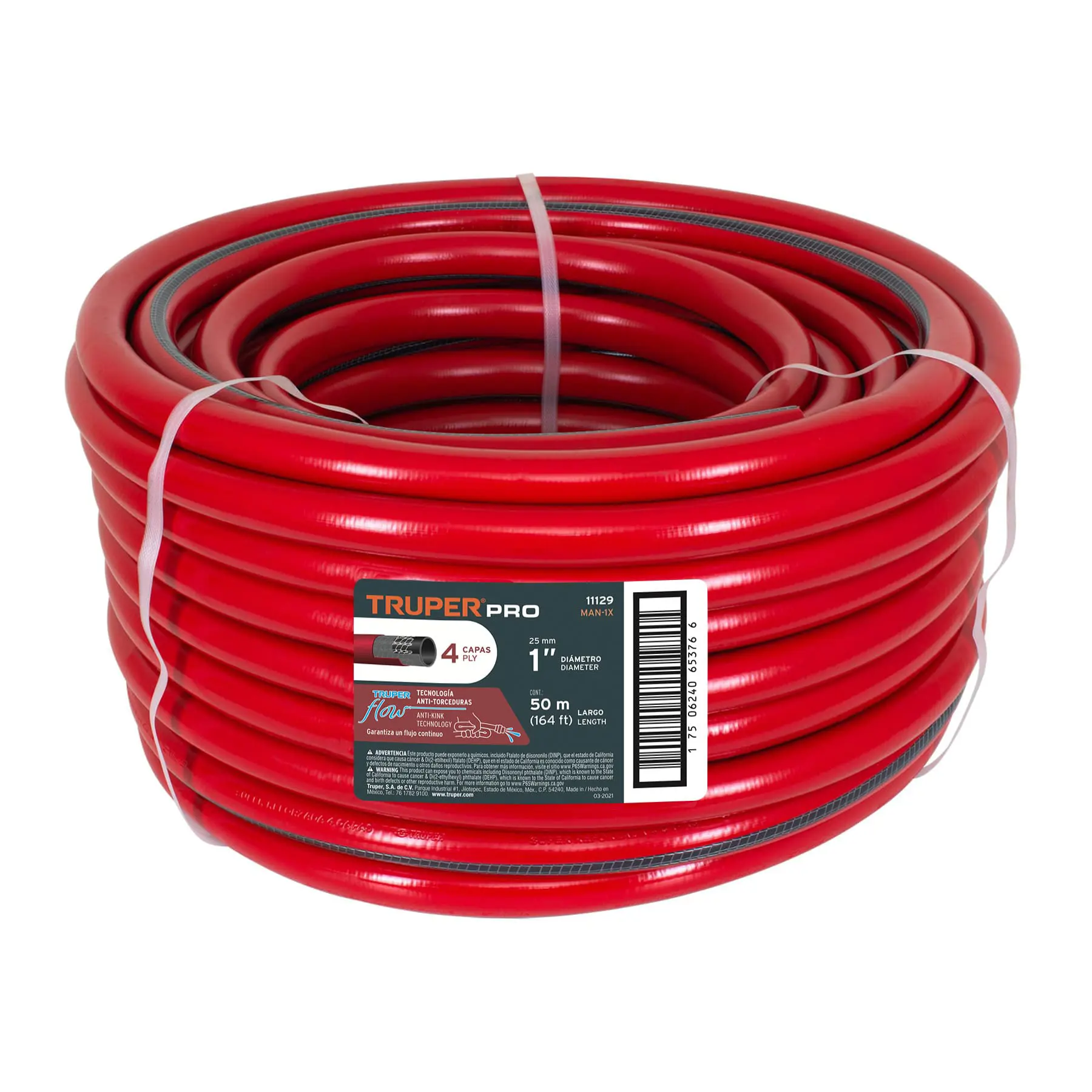 Изображение товара Шланг для полива Truper 11129 d 38 мм 100 м ПВХ