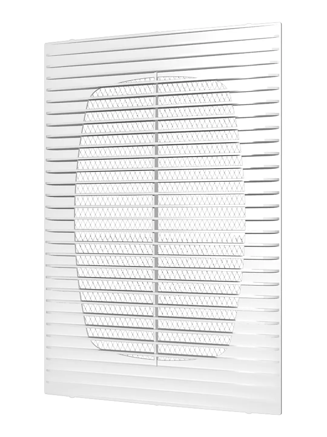 Изображение товара Решётка вентиляционная прямоточная ERA 170x240(h) неразъемная с сеткой цвет ABS пластик цвет белый