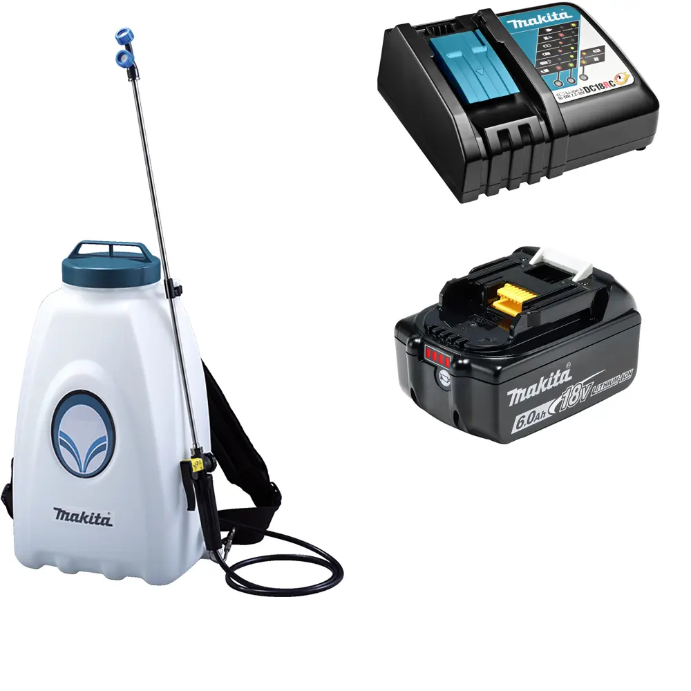 Изображение товара Опрыскиватель аккумуляторный Makita DVF154RG LXT 18 В 15 л белый