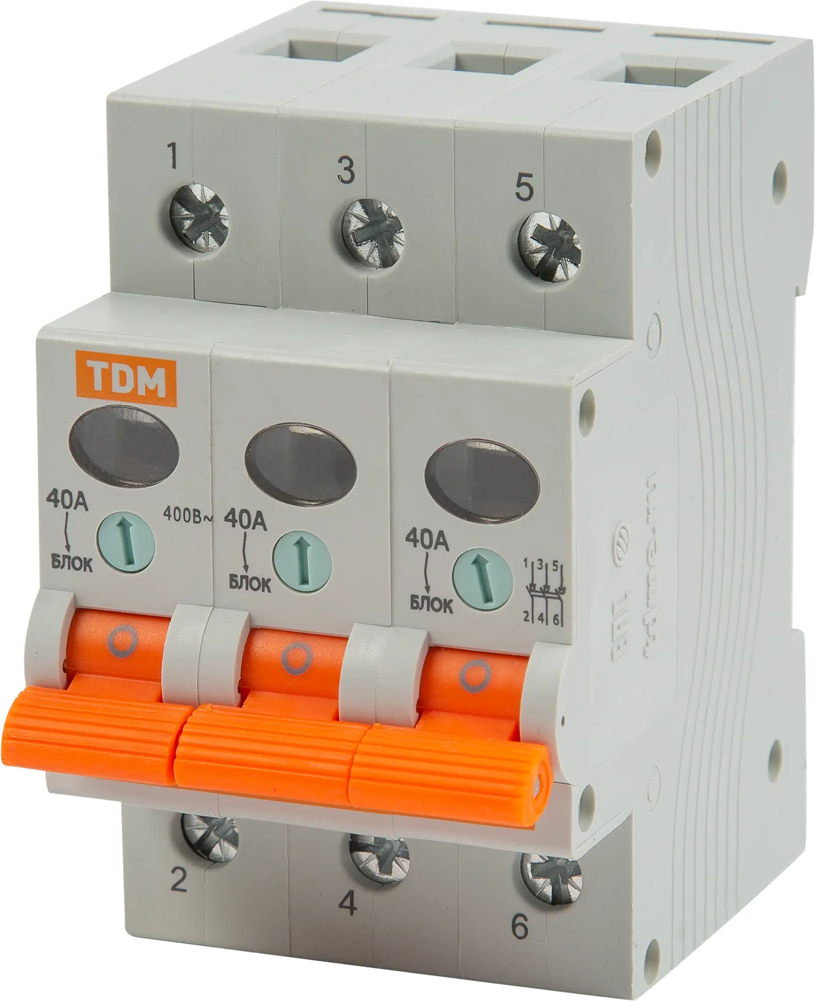 Изображение товара Выключатель нагрузки TDM Electric ВН-32 3P 40 А