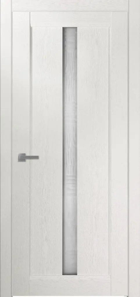 Изображение товара Дверь межкомнатная со стеклом Челси 60х200 см финиш бумага Ясень жемчужный