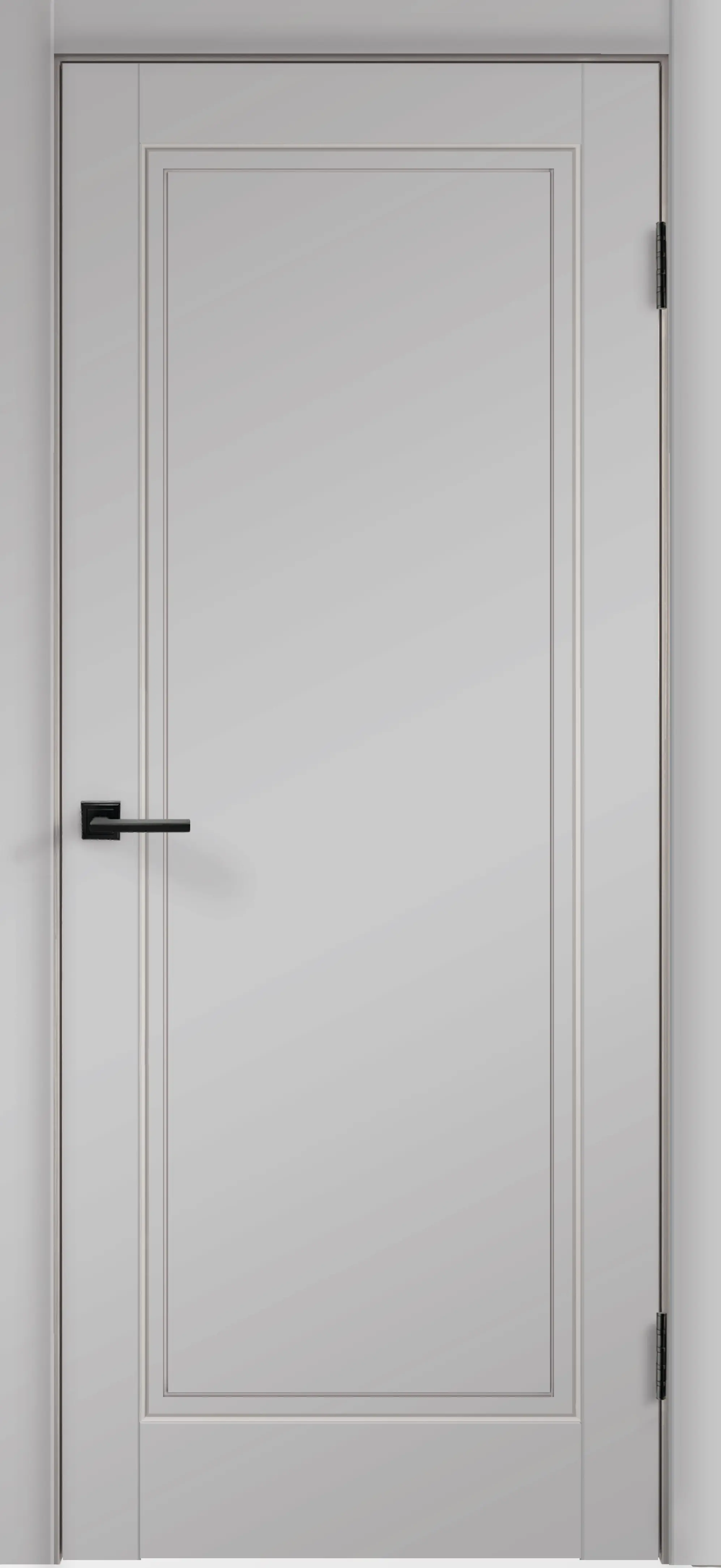 Изображение товара Дверь межкомнатная Velldoris Сканди 4 глухая с эмалью серый 80х200 см