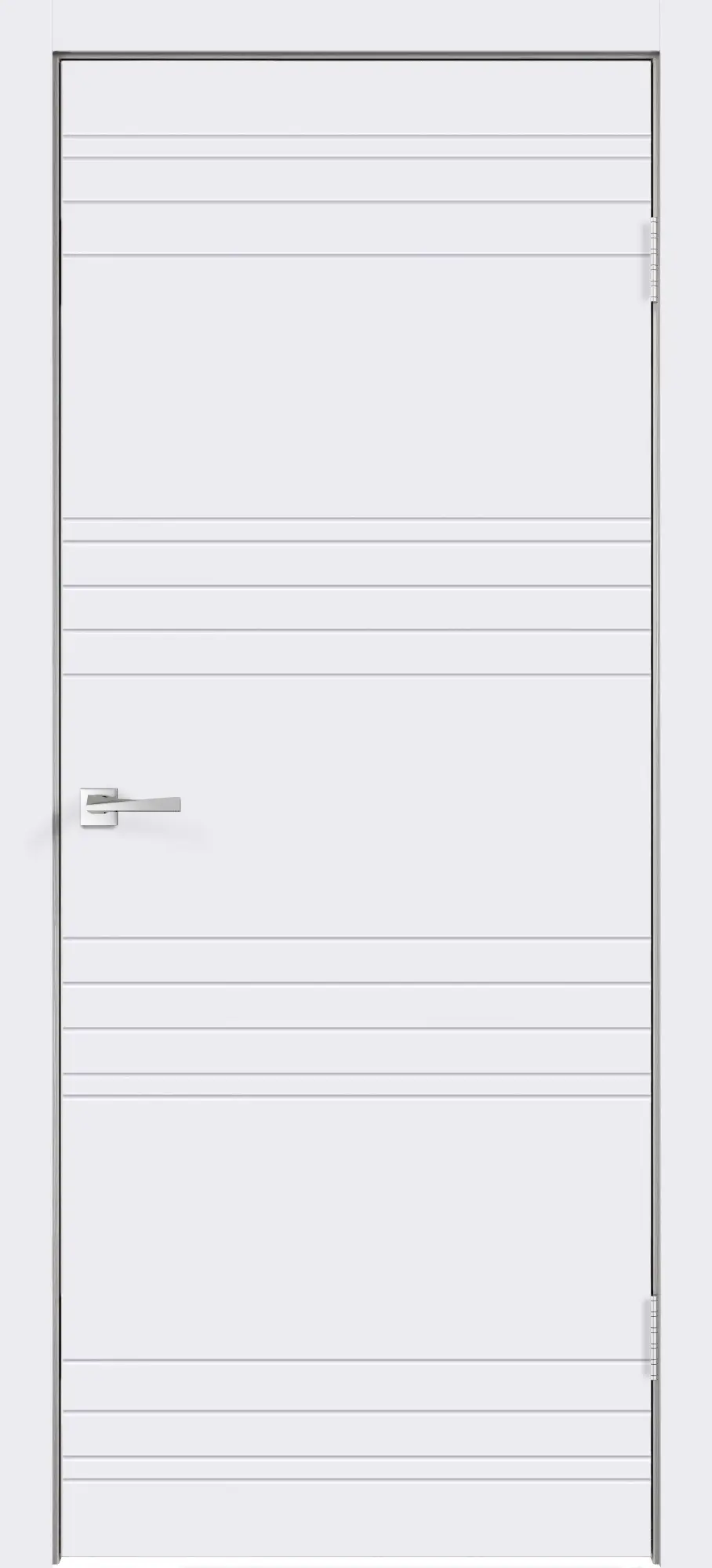 Изображение товара Дверь межкомнатная глухая без замка и петель модель Сканди 80x200 см белая