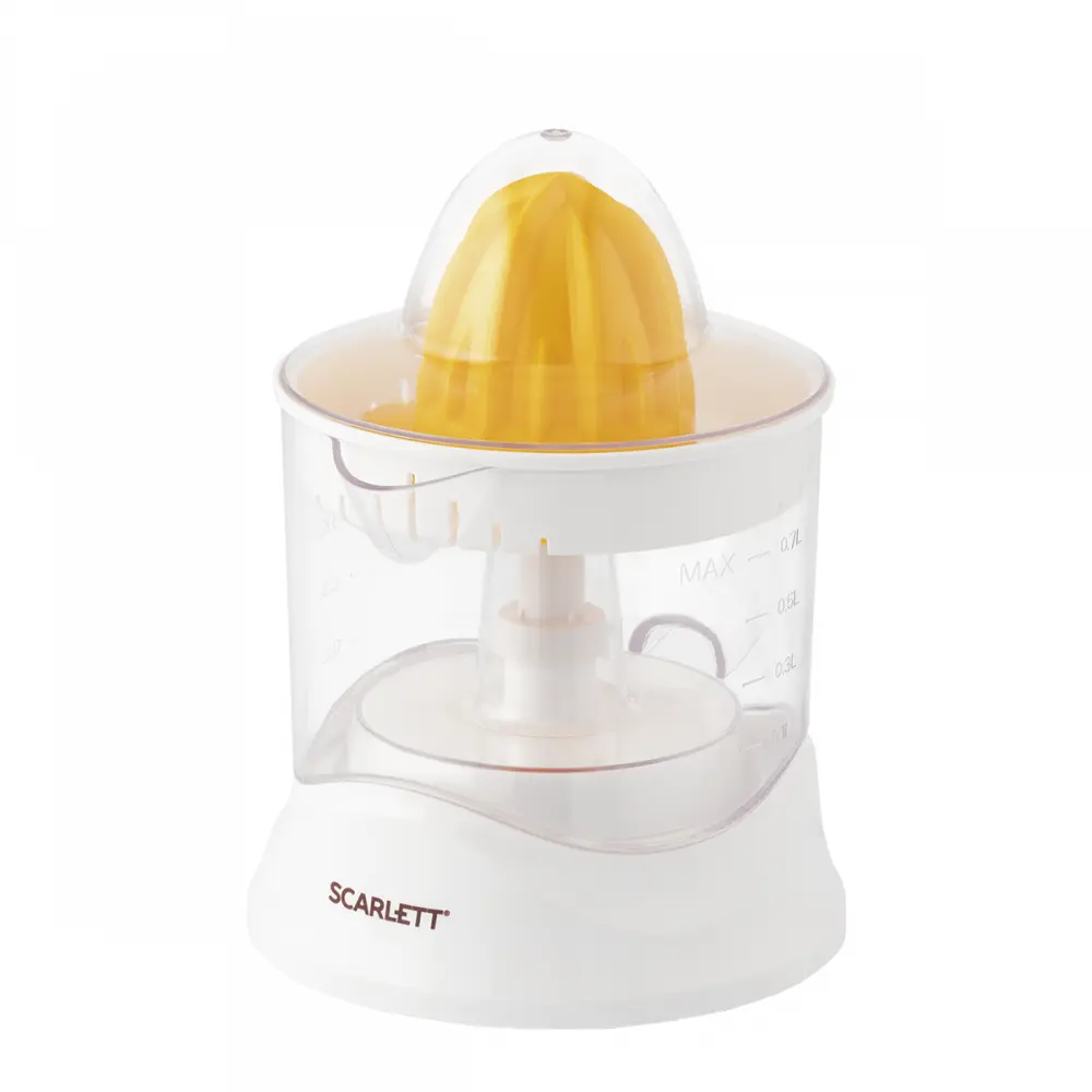Изображение товара Соковыжималка электрическая Scarlett EasyClean 30 Вт пластик цвет белый SC-JE50C02