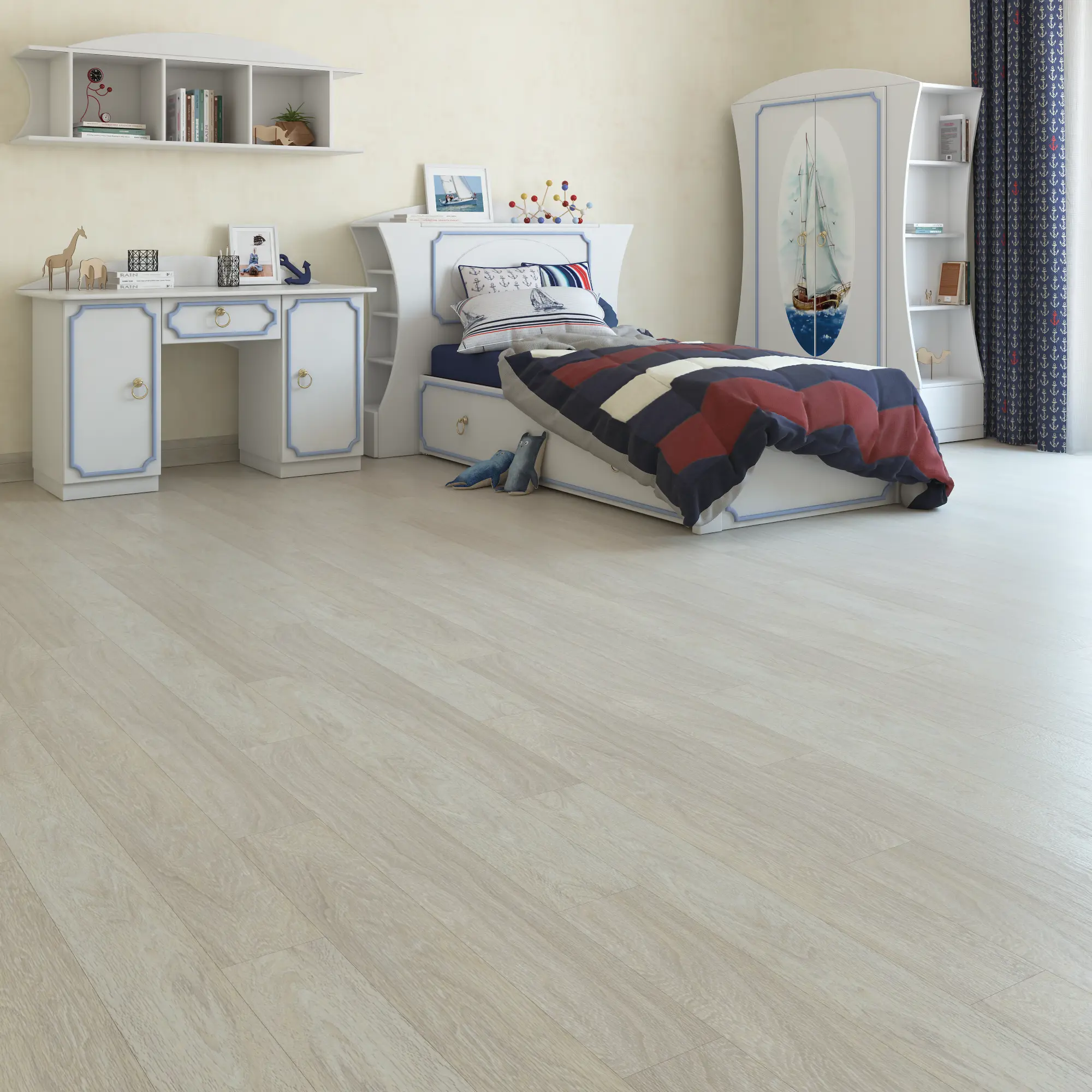 Изображение товара Ламинат Дуб светлый, 32 класс, 7 мм, 2.397 м²