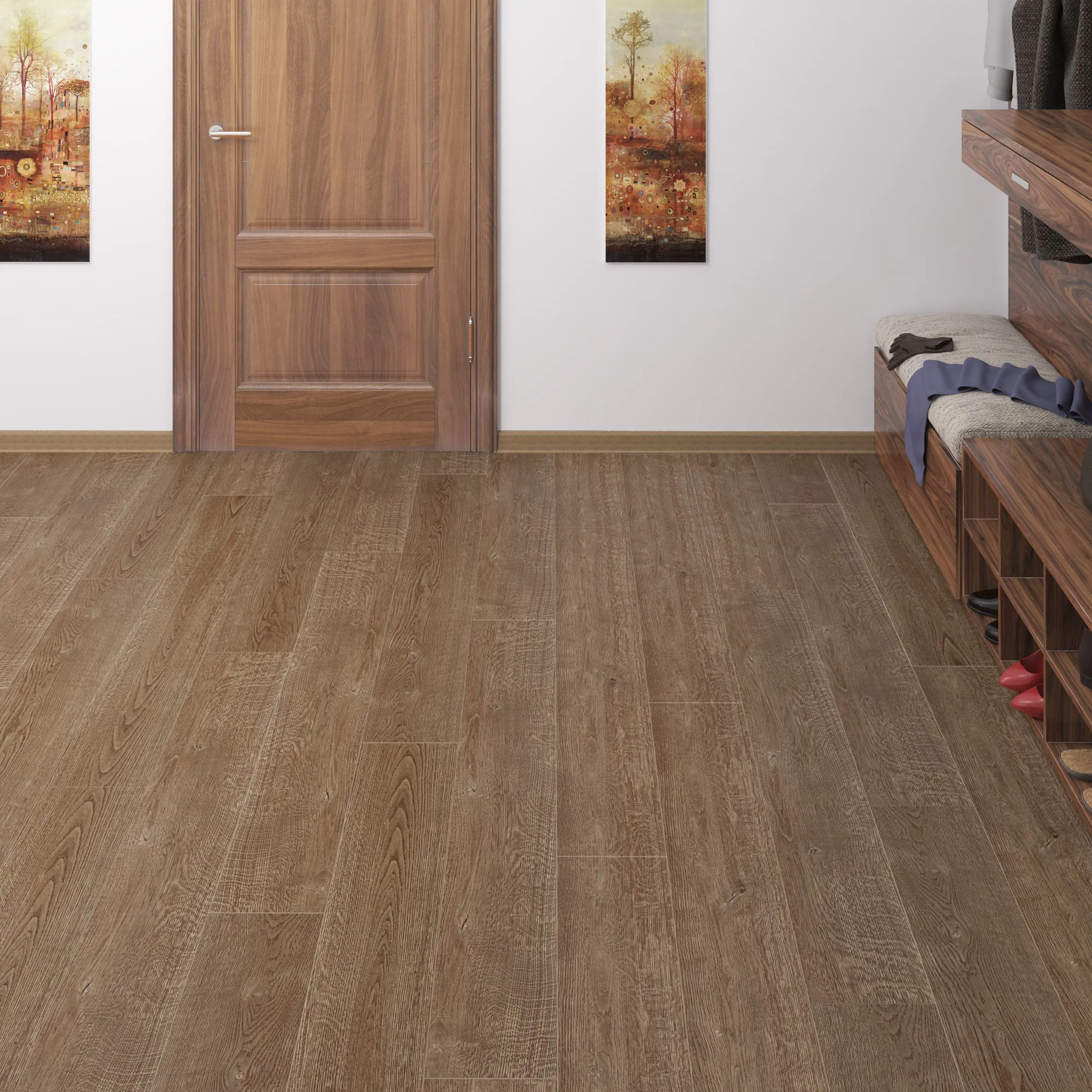 Изображение товара Ламинат дуб кофейный 8 мм 33 класс с фаской 2.13 м² Россия