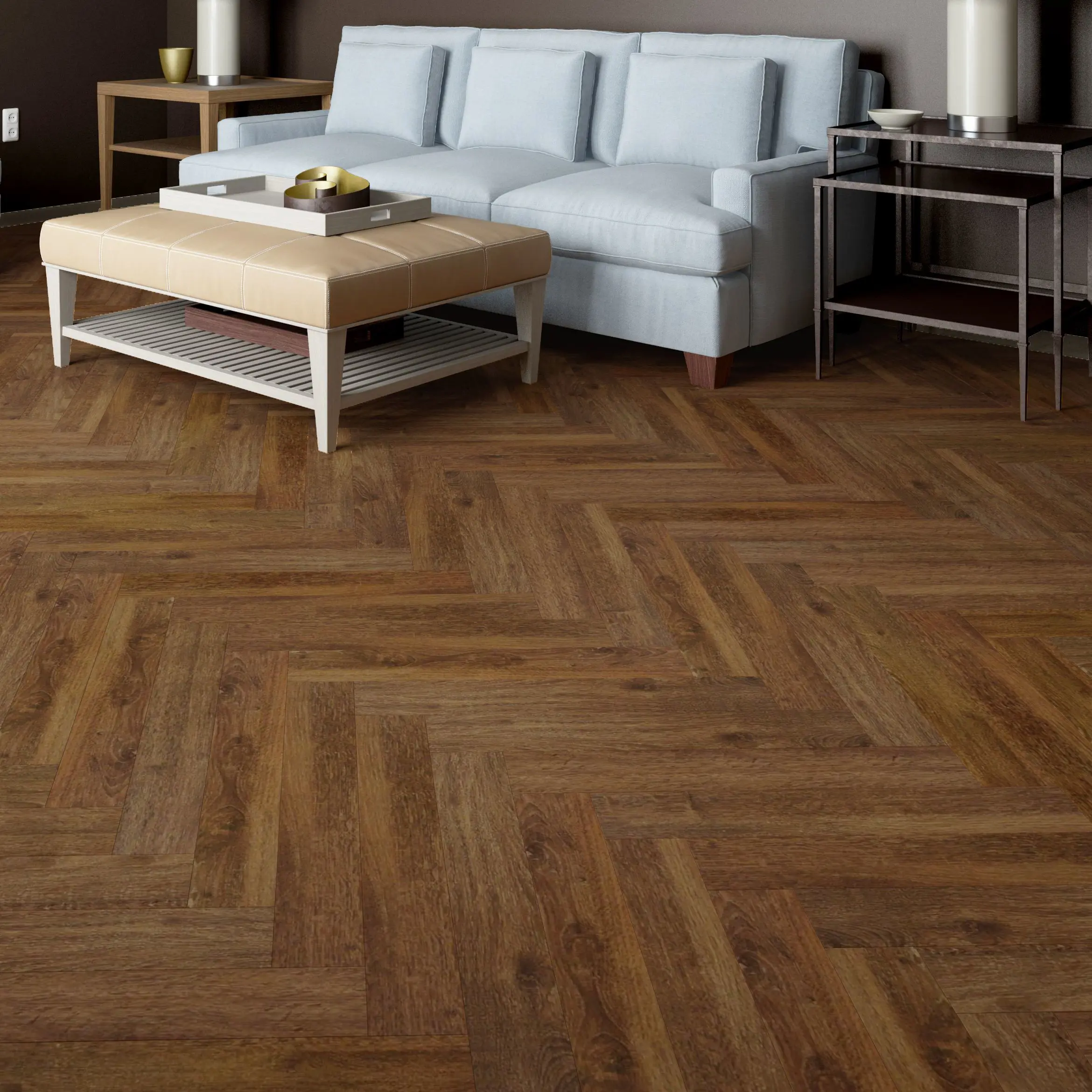 Изображение товара Ламинат "Дуб Шато Сансет" 33 класс, 8 мм, с фасками, 2. 448 м2