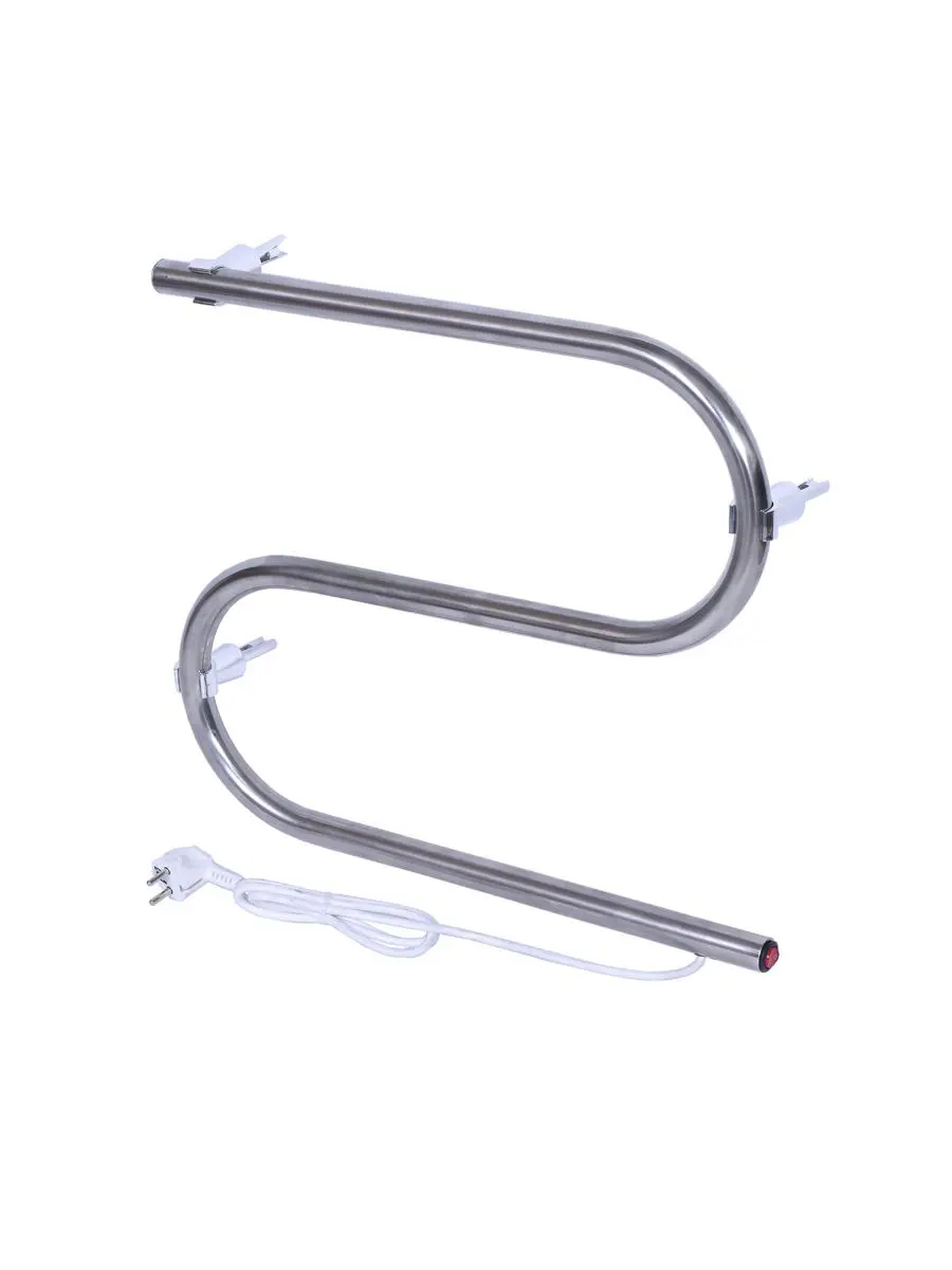 Изображение товара Полотенцесушитель электрический Тера 420x500 мм 34 Вт S-образный цвет хром