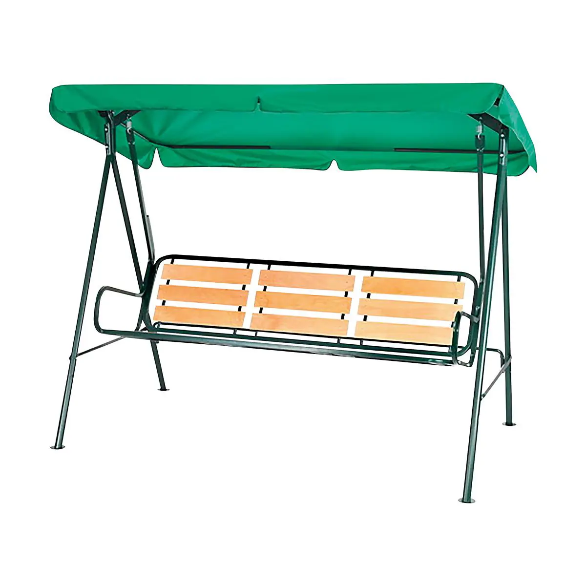 Изображение товара Качели садовые Мебек 100947 ОТДЫХ1-Р 2-х местные до 280 кг зеленый