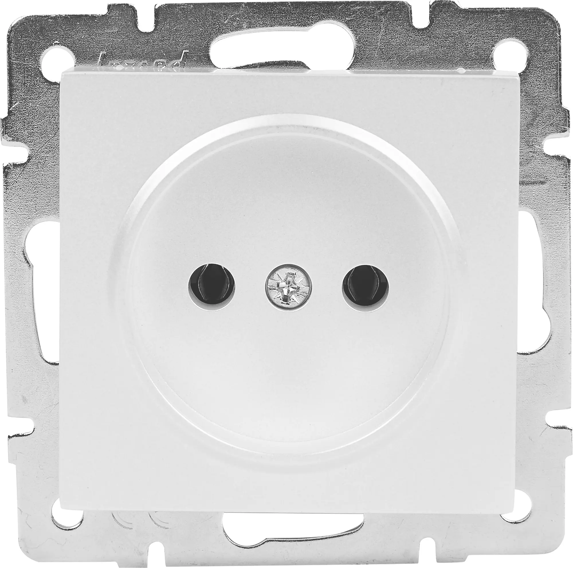 Изображение товара Розетка Lezard Vesna белая встраиваемая без заземления