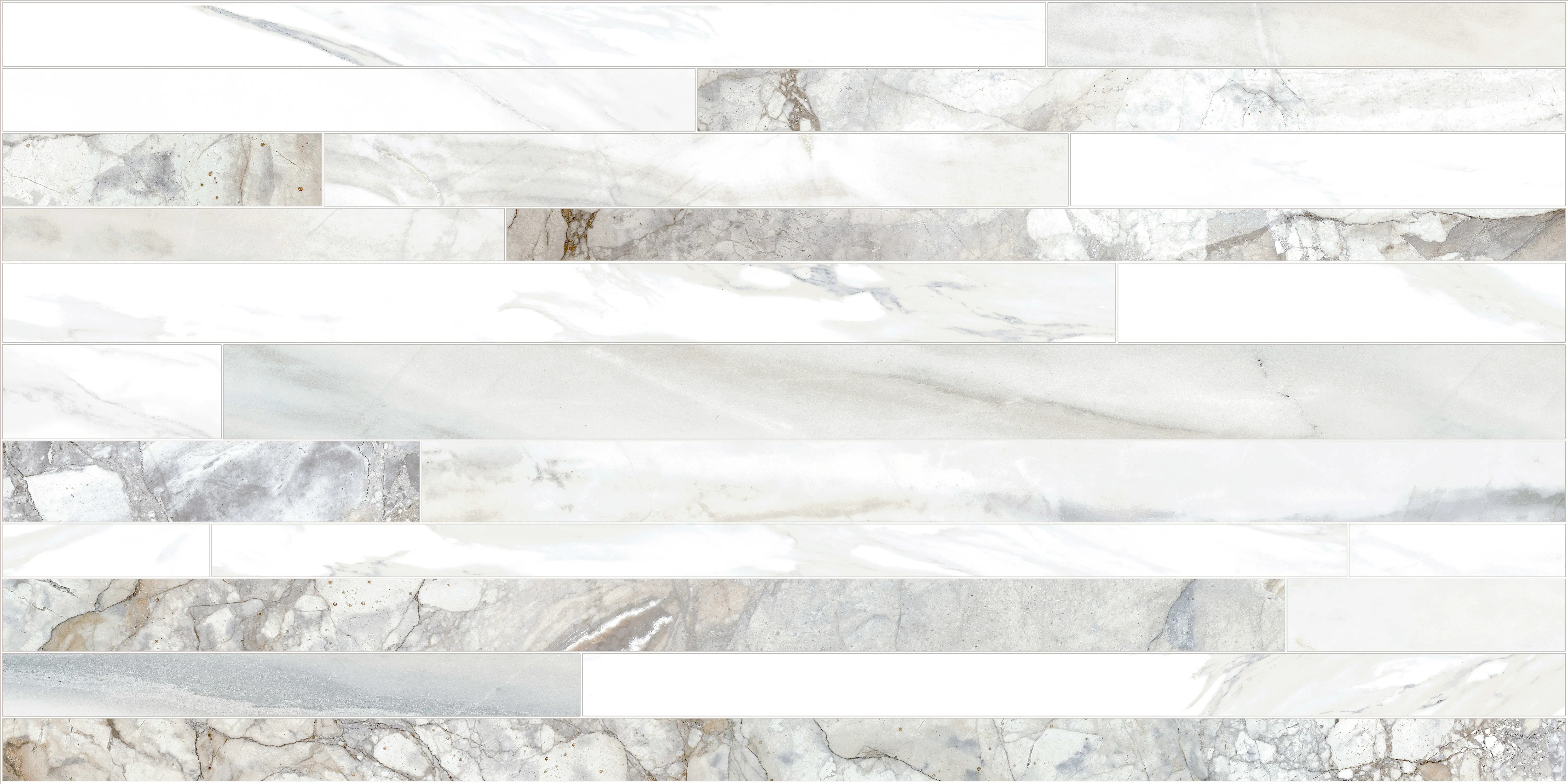 Изображение товара Плитка облицовочная Alma Ceramica Mercury 24.9x50 см 1.1205 м² цвет серый