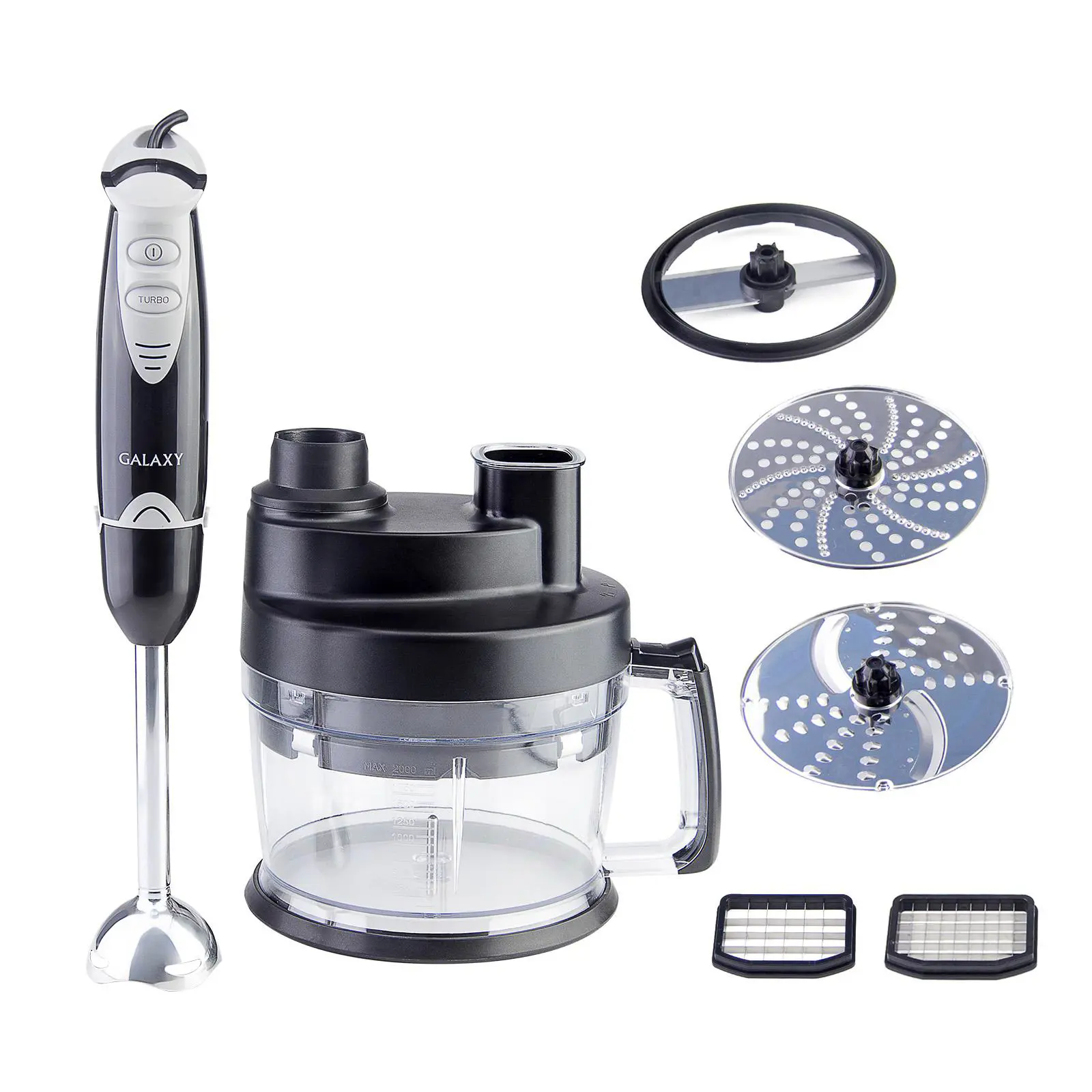 Изображение товара Кухонный комбайн Galaxy гл2303 700 Вт цвет черный