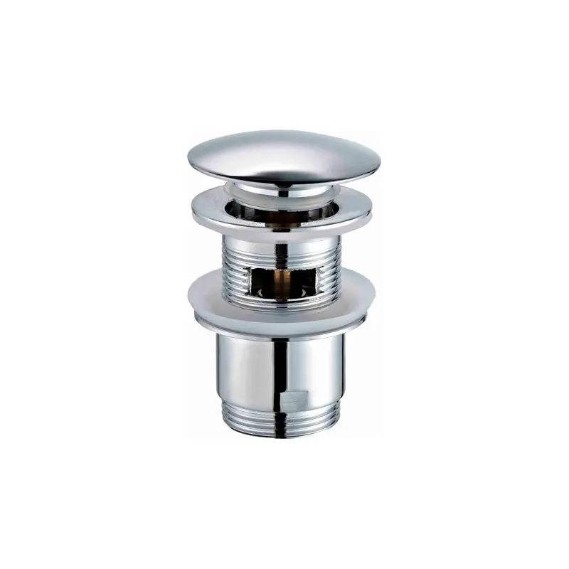 Изображение товара Донный клапан Haiba HB63 для раковины без перелива хром нержавейка 8.7 см