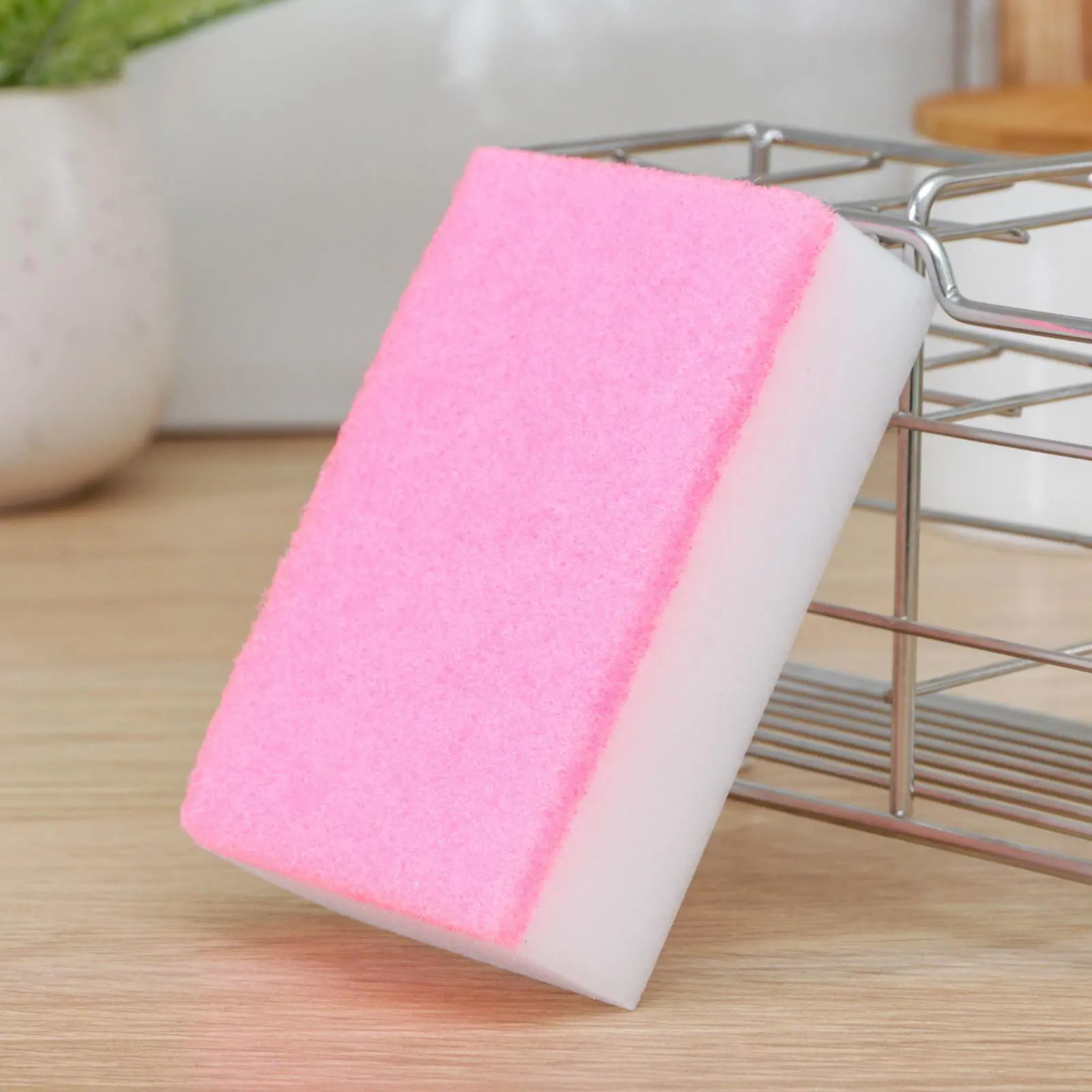 Изображение товара Губка меламиновая SIMALAND 184898 с абразивным слоем