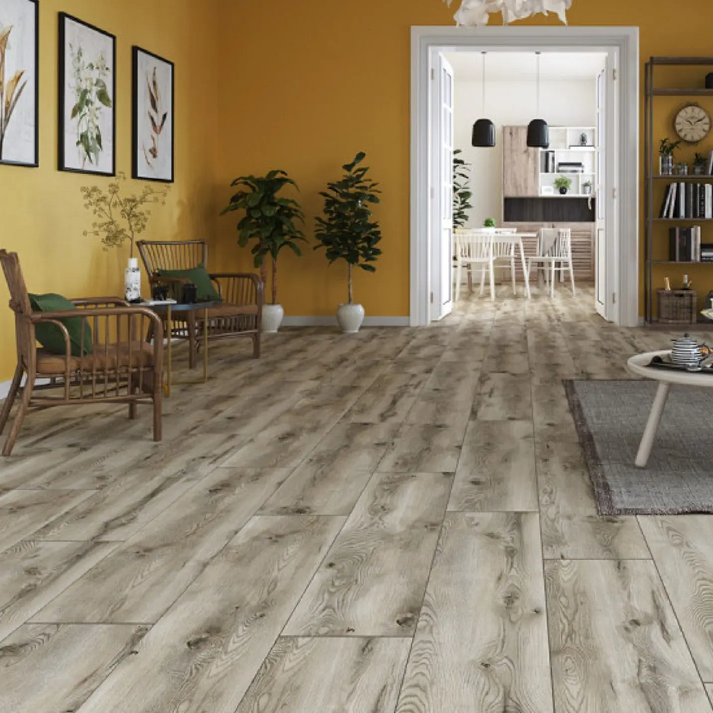 Изображение товара Ламинат CLASSEN Nature 4V Дуб Санторо водостойкий 8 мм 1.973 м2