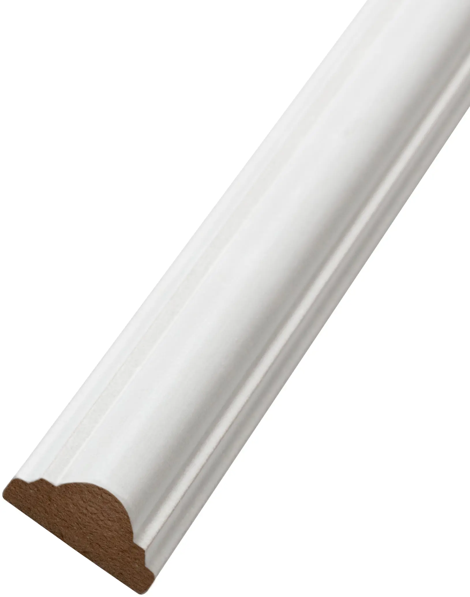 Изображение товара Молдинг МДФ Вайнскот эмаль белый 2070x25x12 мм узкий