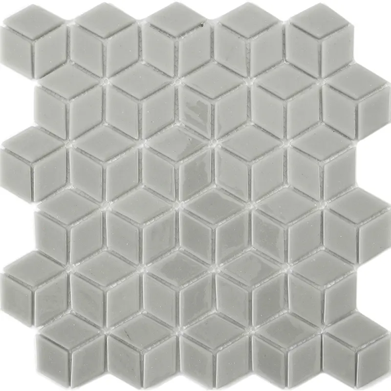 Изображение товара Мозаика стеклянная Natural STP-GR007-RMB 26x26 см цвет светло-серый