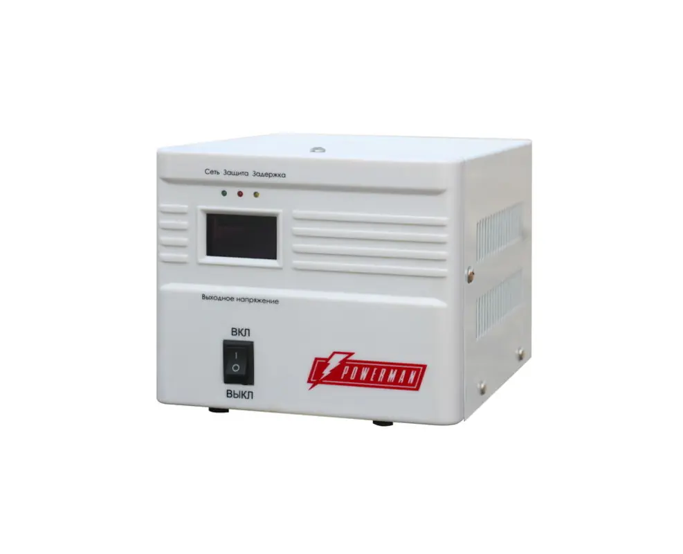 Изображение товара Стабилизатор напряжения Powerman AVS 500A 220В IP20 для дома и котла